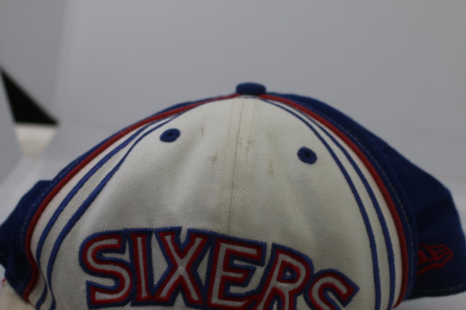 Other Vintage Philadelphia 76ers Sixers New Era Cap Sun Faded Size ONE SIZE - 12 Thumbnail
