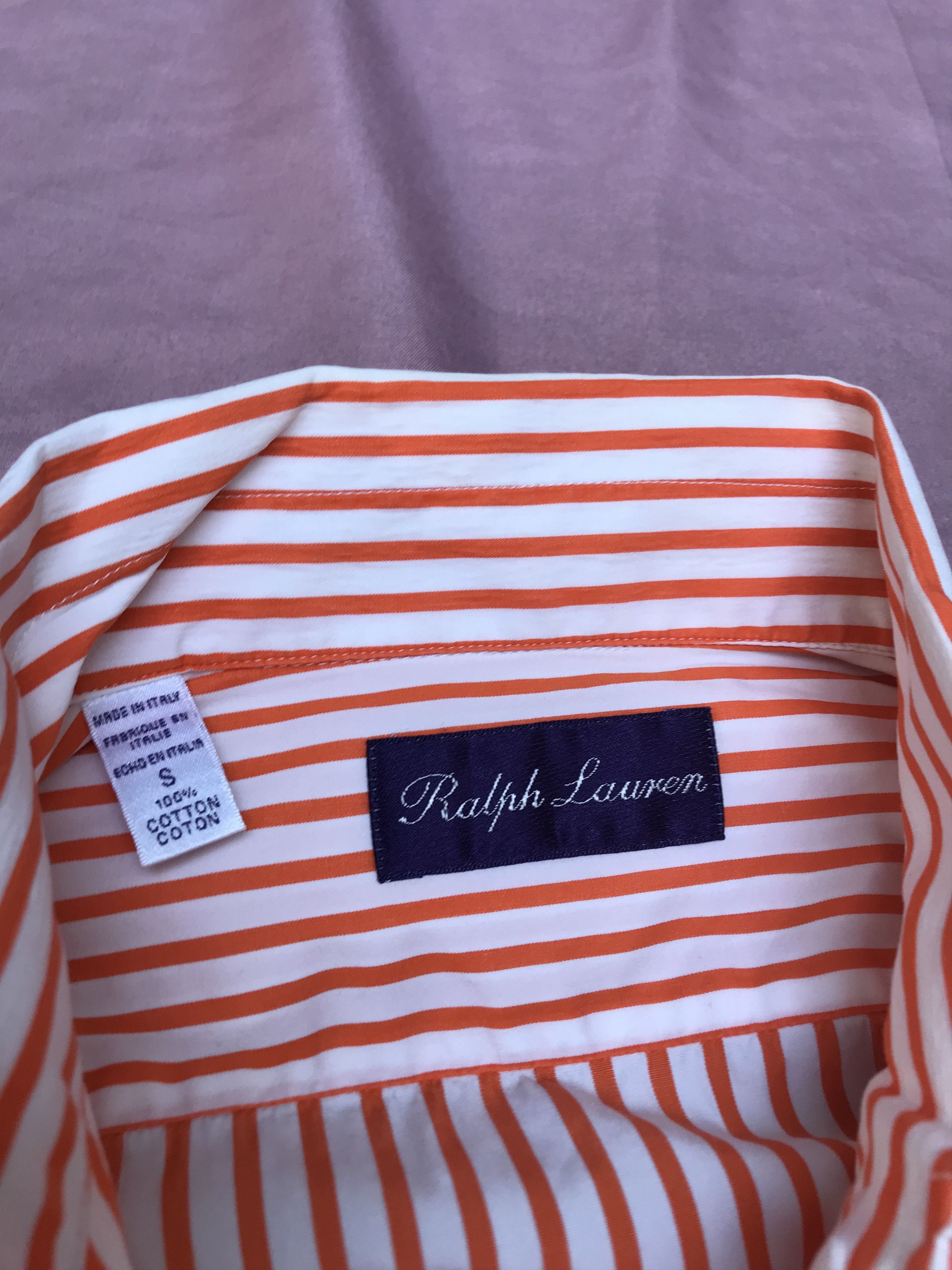 Ralph Lauren Purple Label RALPH LAUREN PURPLE LABEL STRIPED BUTTON UP Size US S / EU 44-46 / 1 - 1 Thumbnail