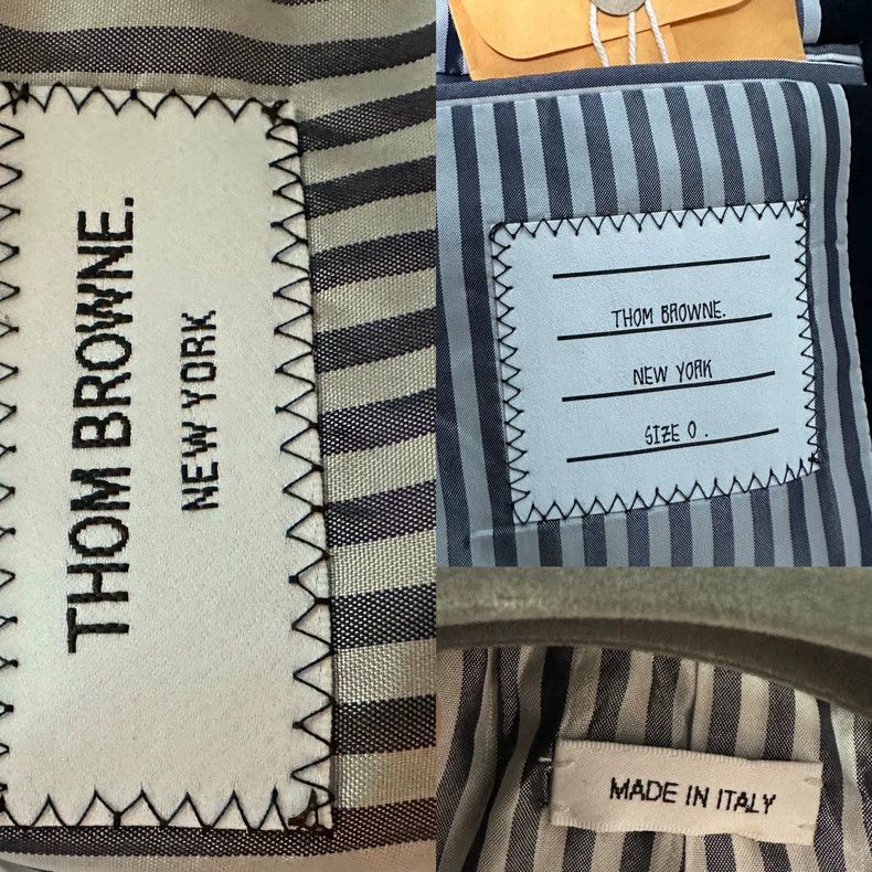 Thom Browne Thom Browne size0 Blue flannel suit and woolen overcoat Size 34S - 5 Thumbnail