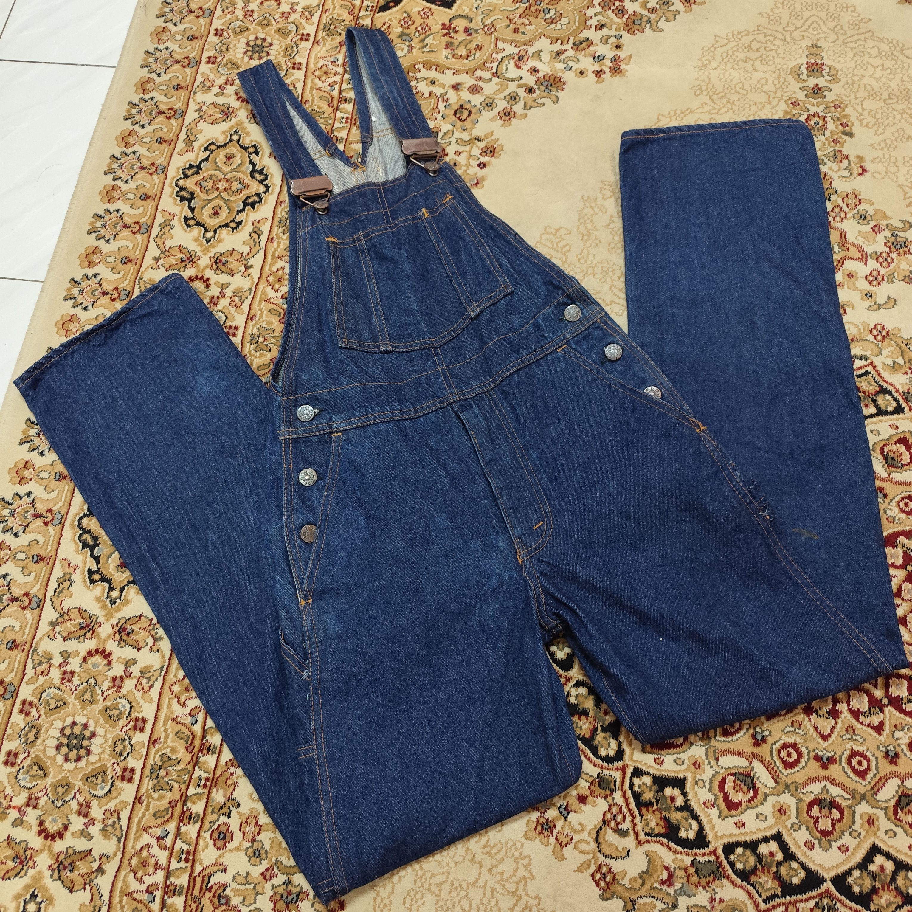 Japanese Brand × Vintage VINTAGE BOBSON OVERALLS AUTHENTIC WESTERN JEANS OVERALLS Size US 28 / EU 44 - 5 Thumbnail