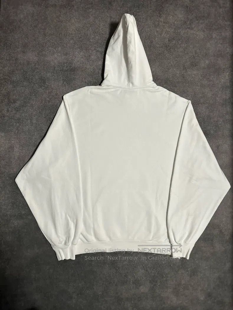 Balenciaga Balenciaga Sweatshirt White Letter Long Sleeve Pullover Ho Size US XXS / EU 40 - 2 Thumbnail