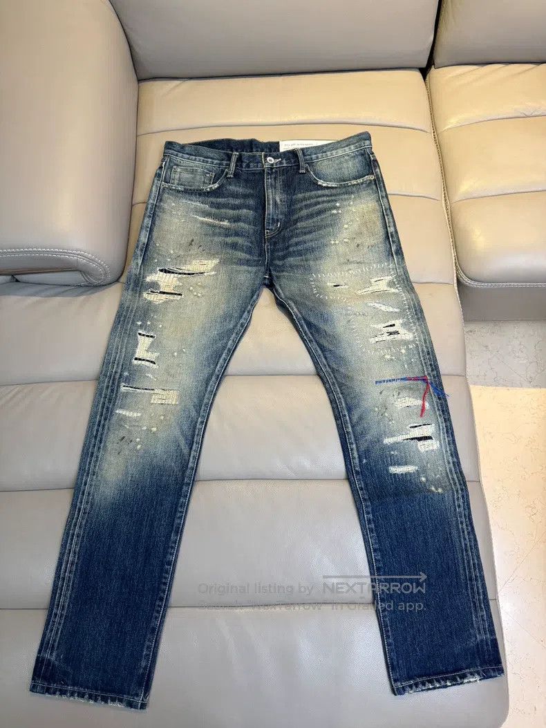 Neighborhood Neighborhood size L Washed Denim Jeans Size US 27 - 1 Thumbnail