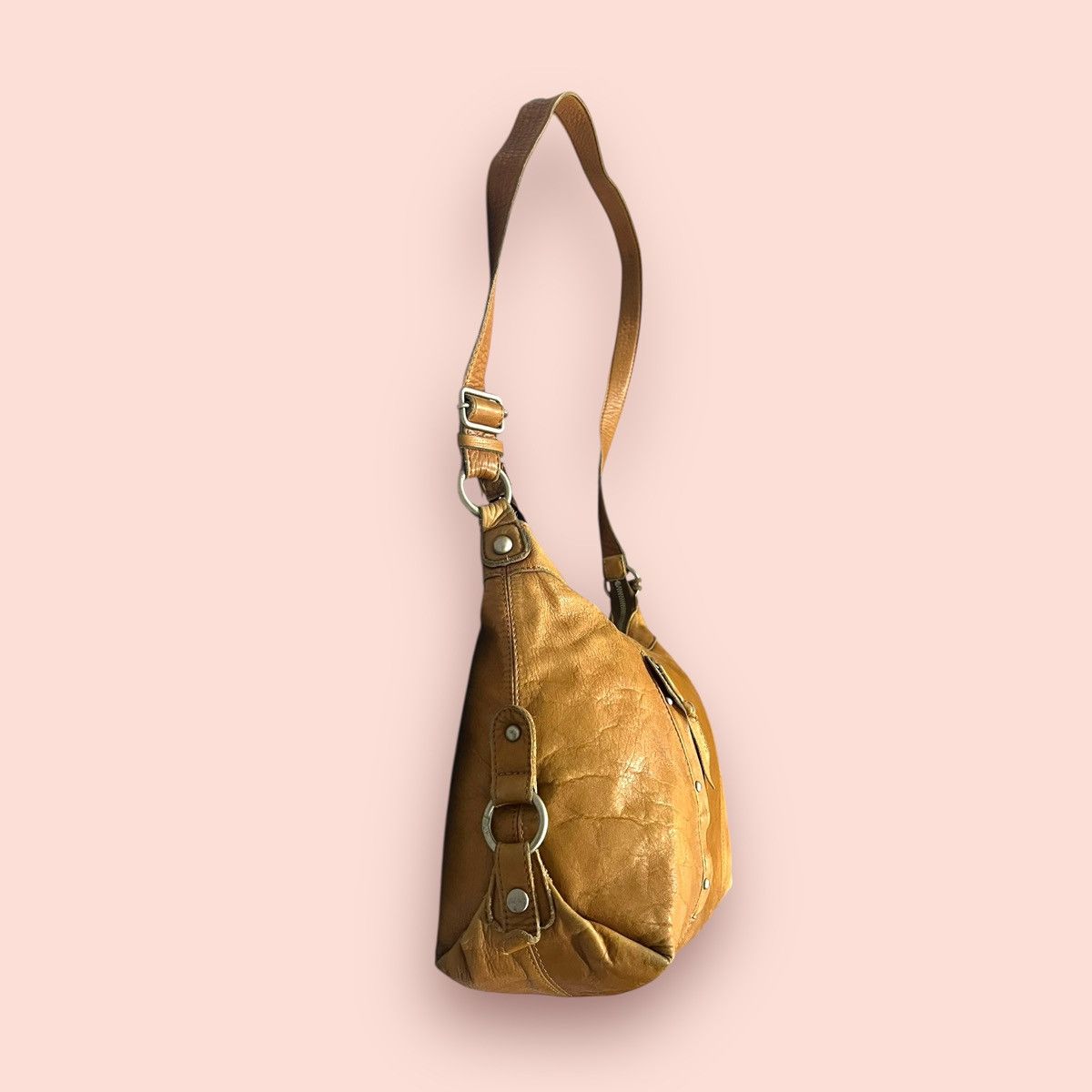 Dakota Grizzly × Japanese Brand × Leather VINTAGE DAKOTA JAPAN LEATHER CROSSBODY SHOULDER SLING BAG Size ONE SIZE - 9 Thumbnail