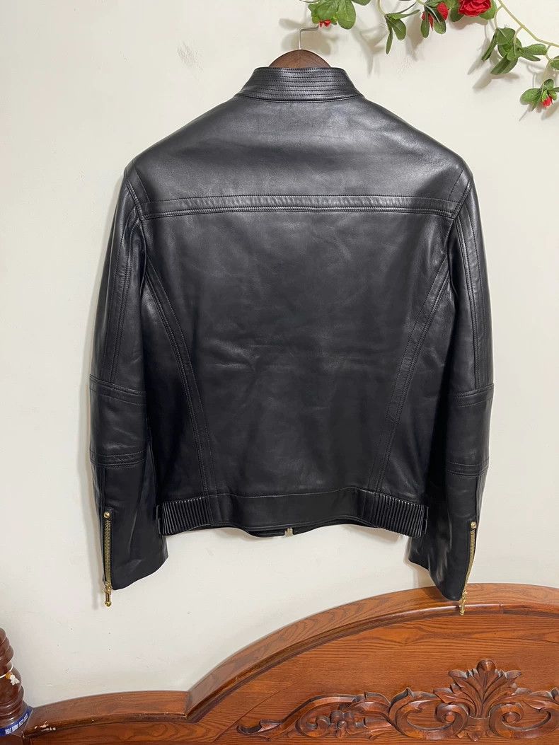Versace Versace Padded slim-fitting soft sheepskin jacket Size US M / EU 48-50 / 2 - 2 Thumbnail