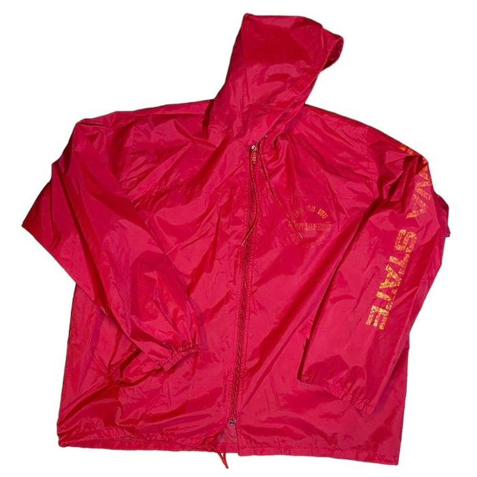 Vintage Vintage 90s iowa hawk windbreaker Size US XL / EU 56 / 4 - 1 Thumbnail
