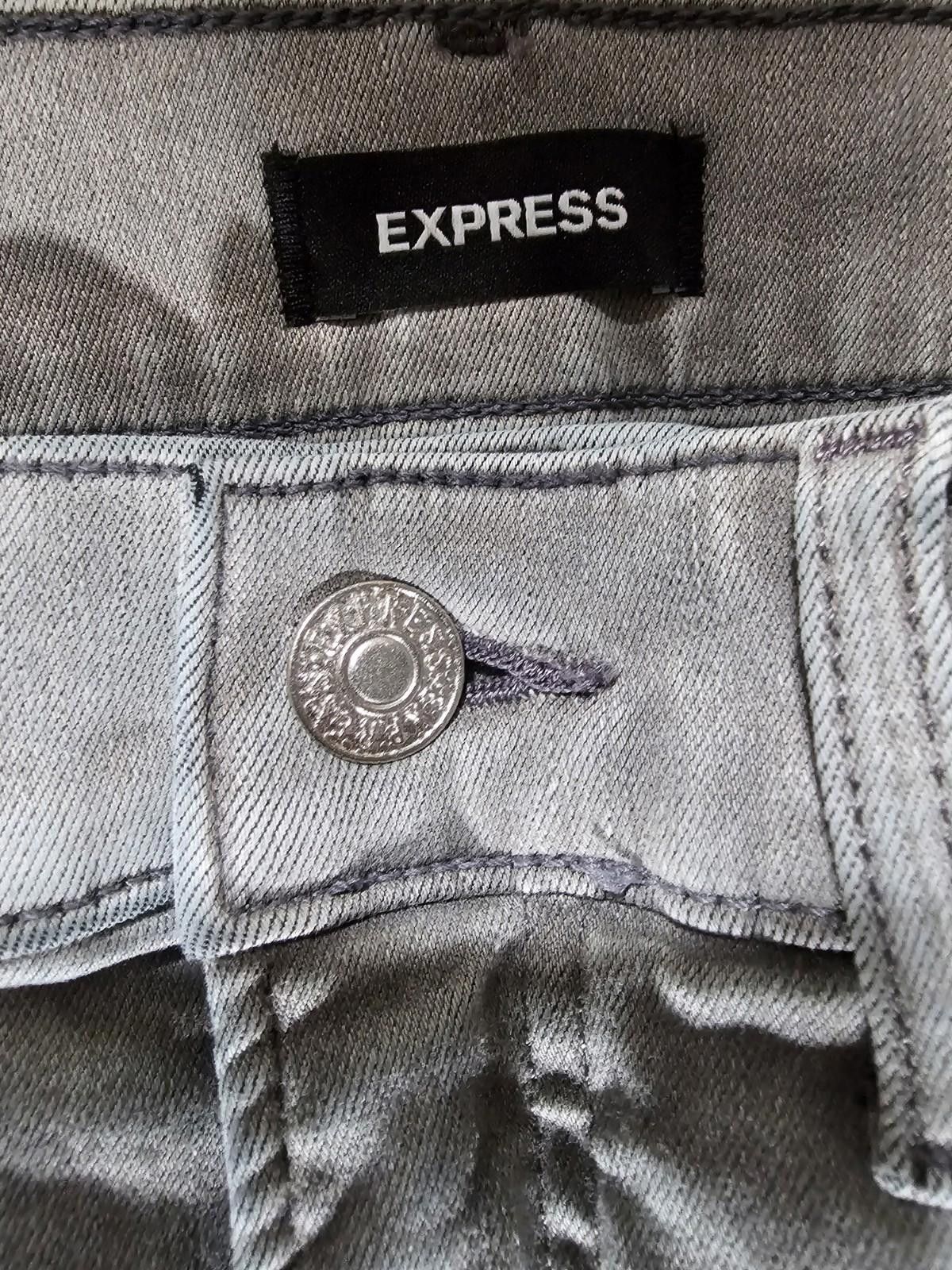 Express Express Hi Rise Boot 10R Gray Jeans Size 32" / US 10 / IT 46 - 2 Thumbnail