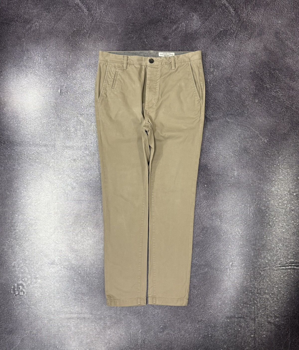 Allsaints AllSaints Men’s Slim Straight Cotton Stretch Chino Pants Size US 30 / EU 46 - 1 Thumbnail