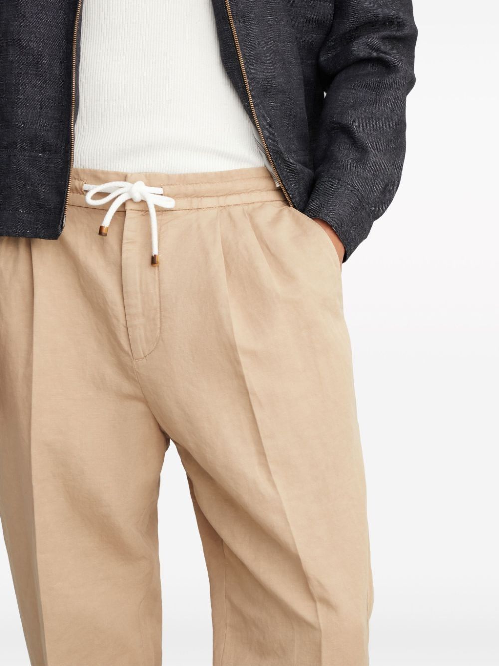 Brunello Cucinelli Dyed Pants in Medium Brown Size US 34 / EU 50 - 4 Thumbnail