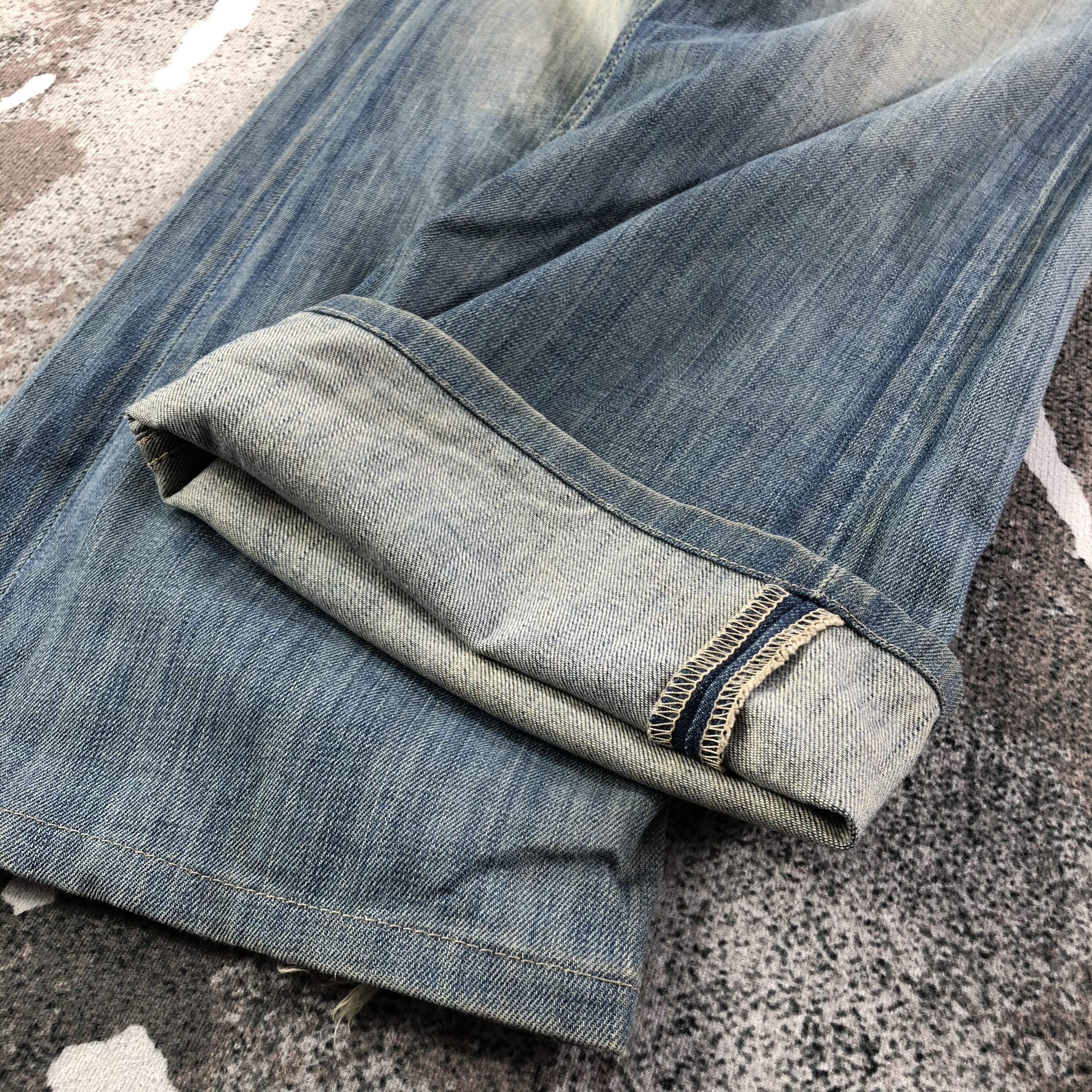 Taverniti Rod 19 Taverniti Jeans Faded Blue Denim KJ1908 Size US 33 - 8 Thumbnail
