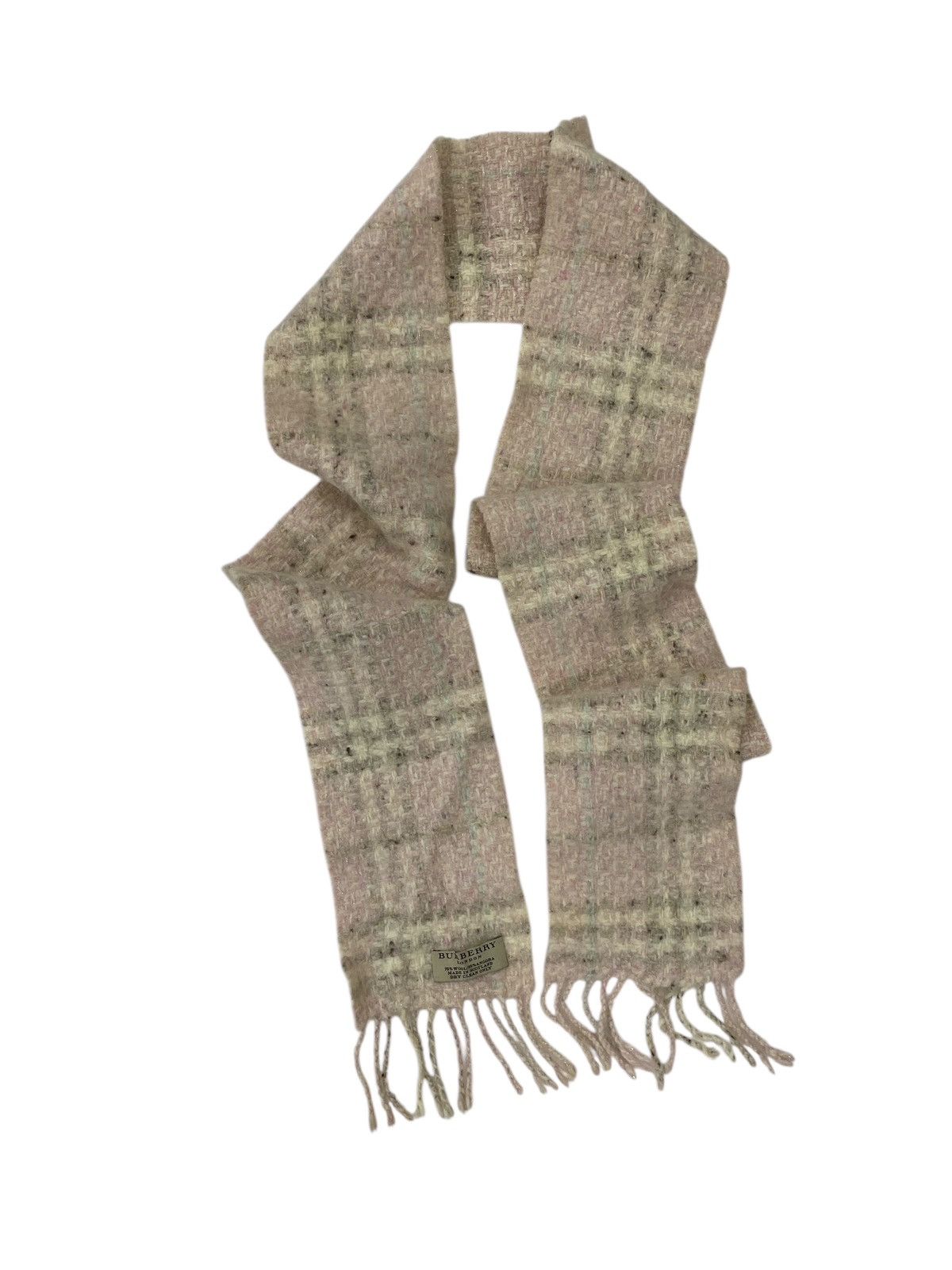 Burberry Burberry London 75%Wool 25% Angora Scarf Size ONE SIZE - 1 Thumbnail