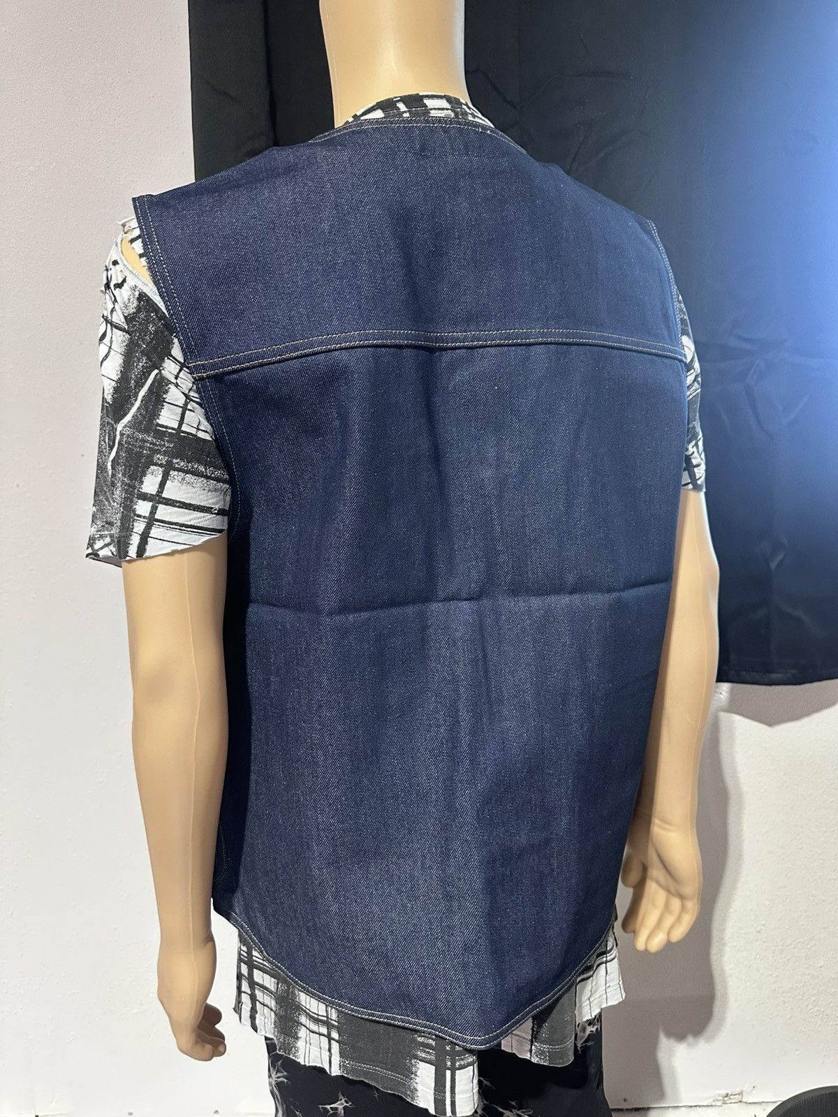 Stussy Stussy Denim Work Vest Size US XL / EU 56 / 4 - 3 Thumbnail