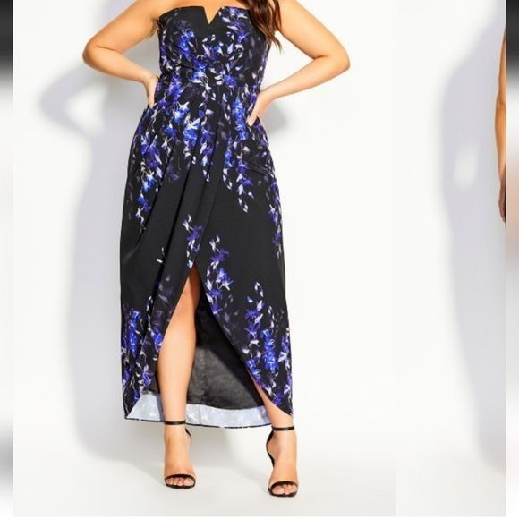 Other City Chic Maxi Electric Orchid Sz. 18 Dress Size XXL / US 16-18 / IT 52-54 - 1 Thumbnail