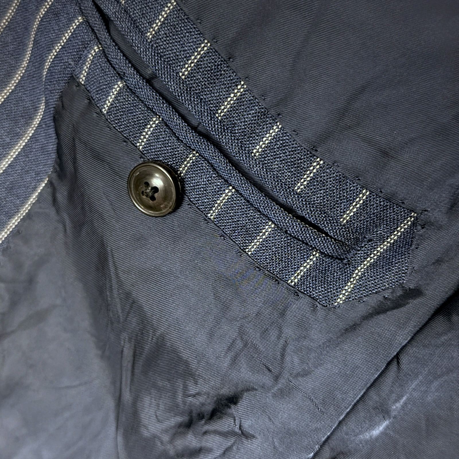 J.Crew J.Crew Ludlow Blazer Womens 2 Blue Striped Italian Wool Size XS / US 0-2 / IT 36-38 - 9 Thumbnail