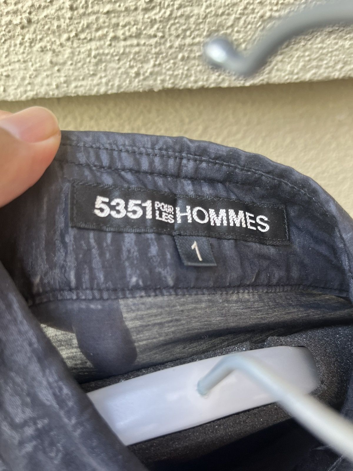 5351 POUR LES HOMMES Black shirt Size US S / EU 44-46 / 1 - 3 Thumbnail