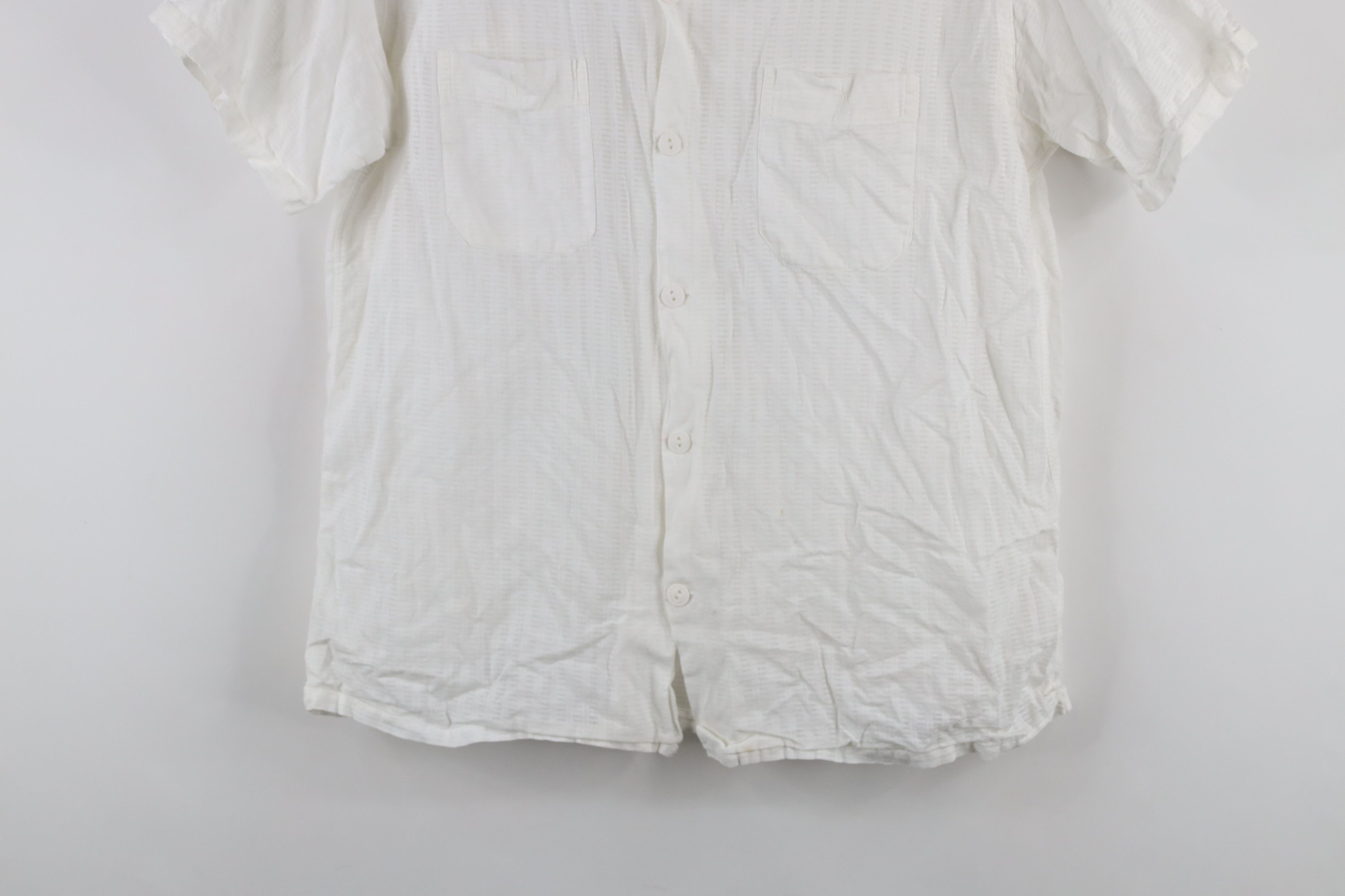 Vintage Vintage 60s Rockabilly Collar Button Shirt White Japan Size US M / EU 48-50 / 2 - 3 Thumbnail
