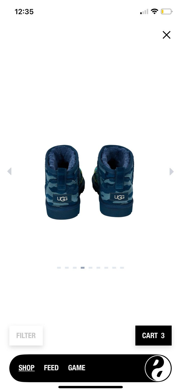 Ugg Palace UGG Ultra Mini Boot Suede Blue Size US 10 / EU 43 - 4 Thumbnail