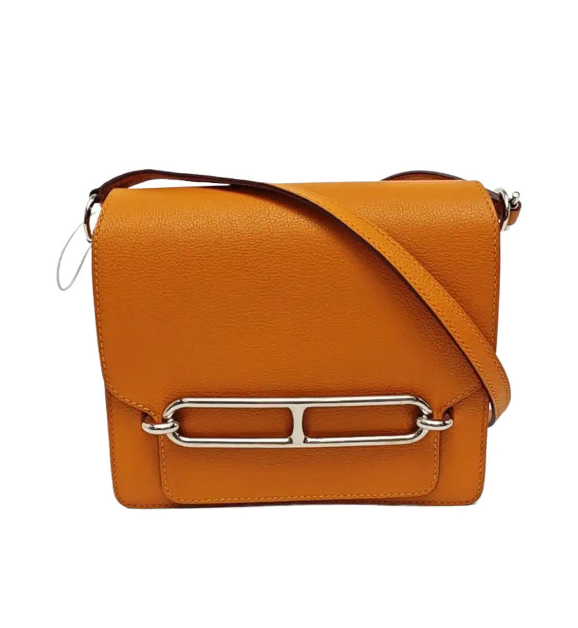 Hermes Hermes Roulis 18 apricot yellow Evercolor cowhide leather Roulis shoulder bag si Size ONE SIZE - 1 Thumbnail