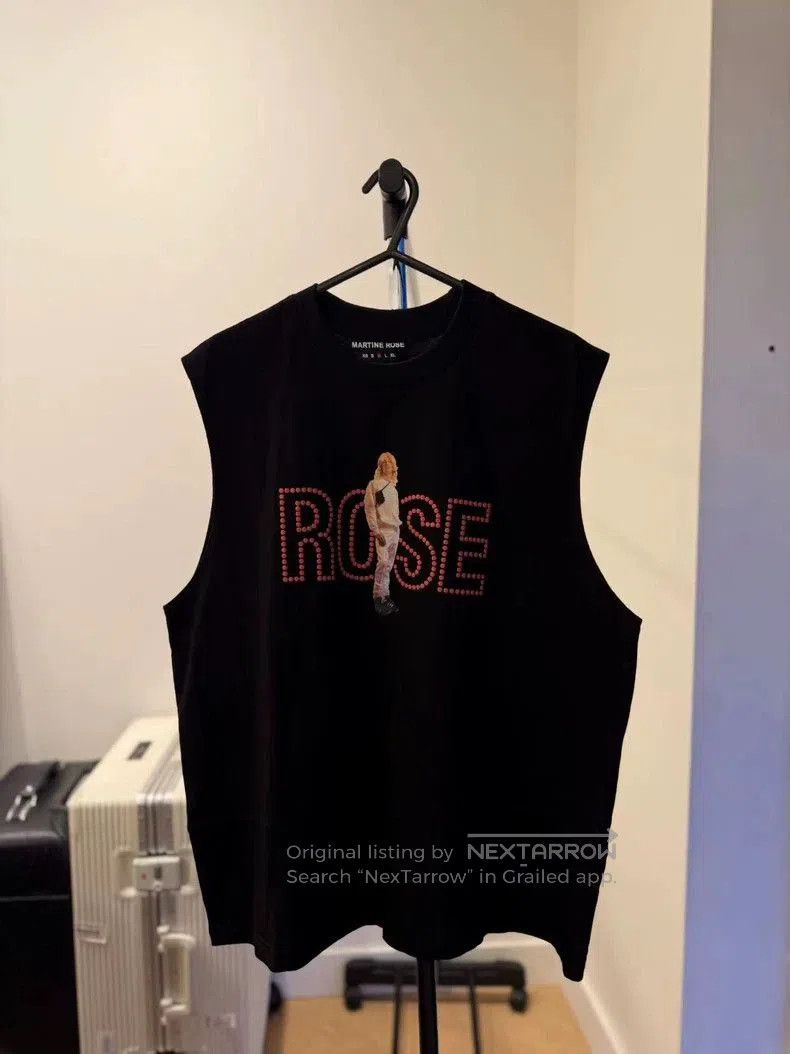 Martine Rose Vintage Punk Black Vest.