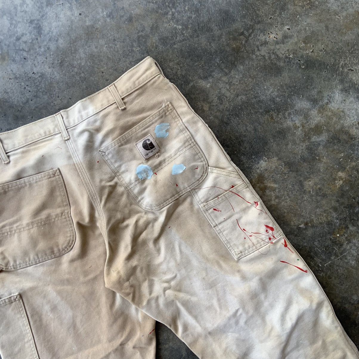 Carhartt W34'' Vintage Carpenter Pants Carhartt Splatter Paint Size US 34 / EU 50 - 7 Thumbnail