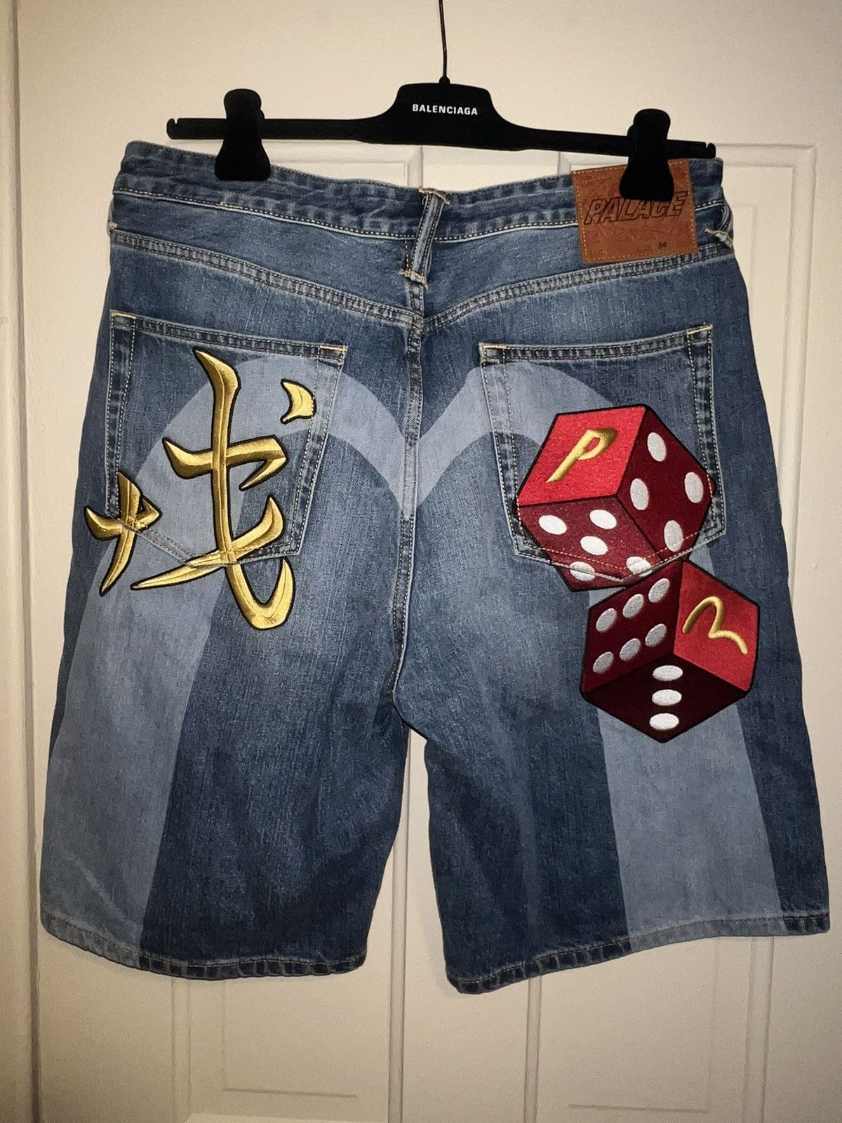 Evisu × Palace Evisu x Palace Dice Jean Shorts Size US 34 / EU 50 - 3 Thumbnail