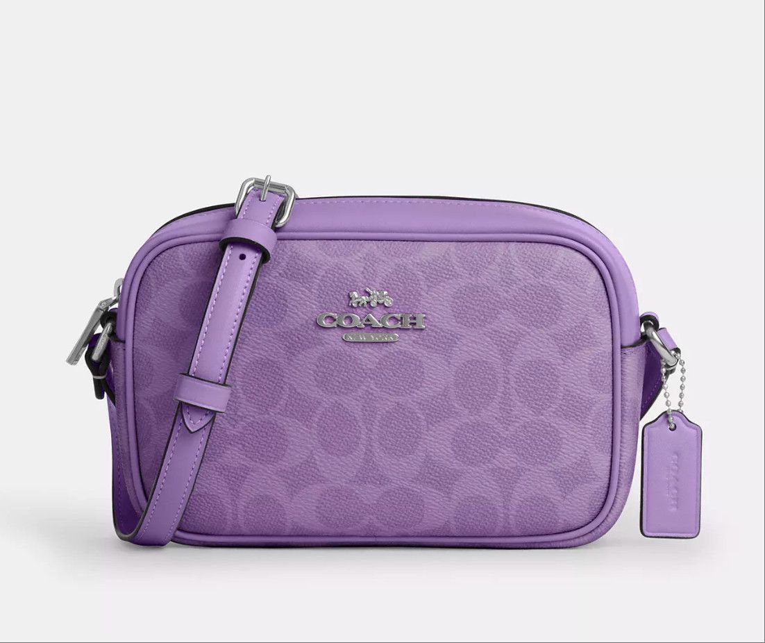 Coach NWT Coach Mini Jamie Camera Bag In Signature Canvas CY752 Size ONE SIZE - 4 Thumbnail