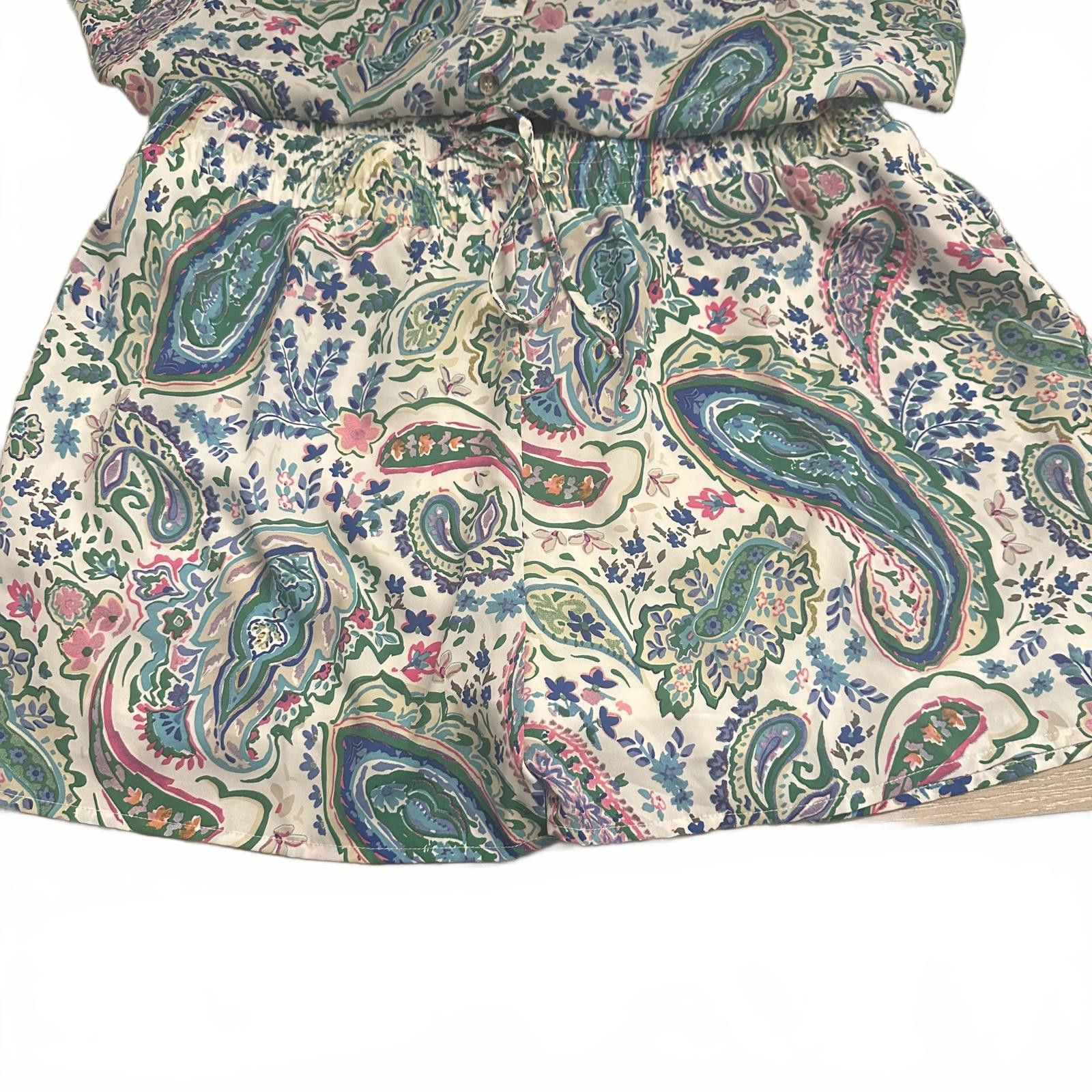 Designer Staccato new with tags Vibrant Paisley Print Two-Piece Set Size ONE SIZE - 5 Thumbnail