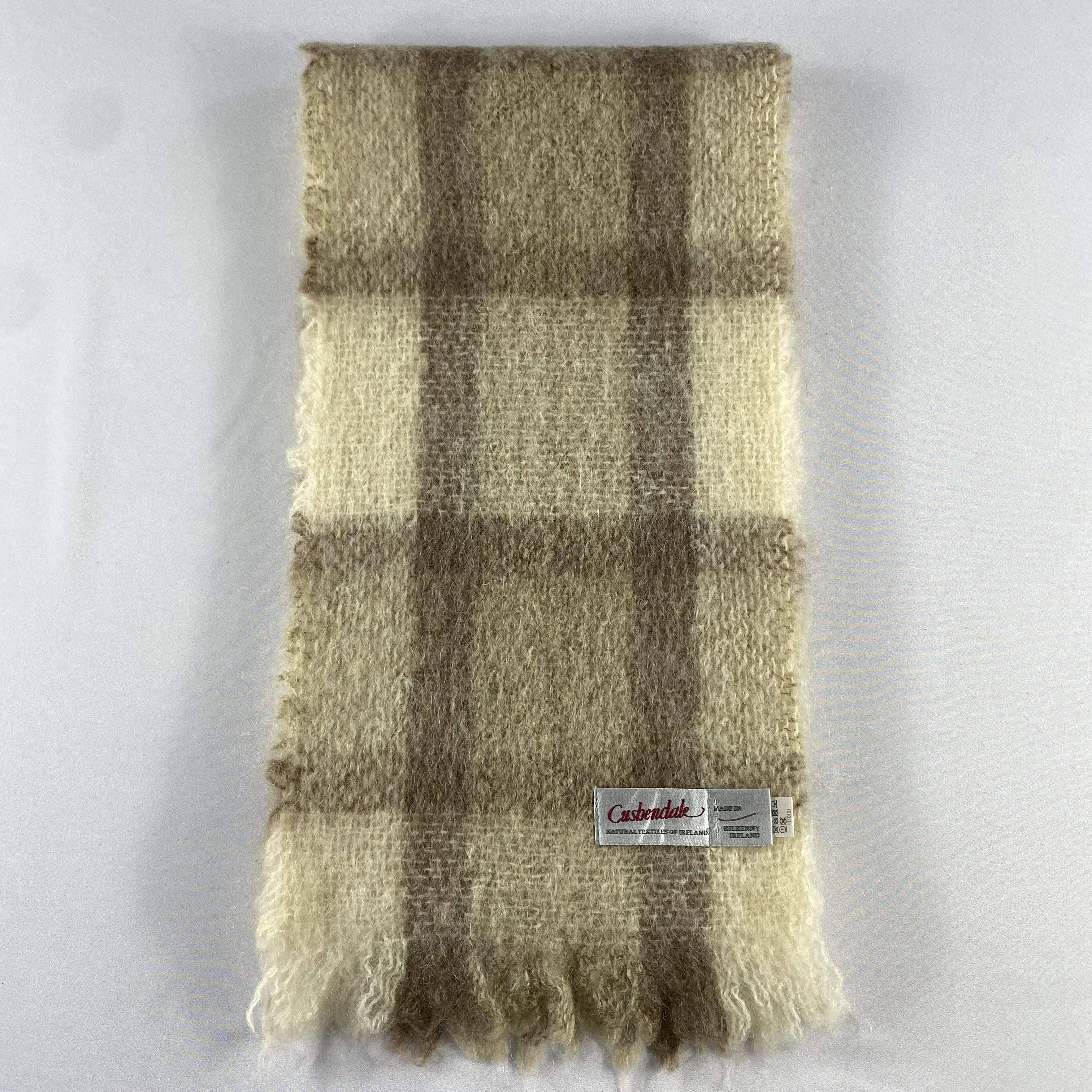 Other Vintage Japanese Brand Checked Scarf Neck Wrap Wool Muffler Size ONE SIZE - 2 Thumbnail
