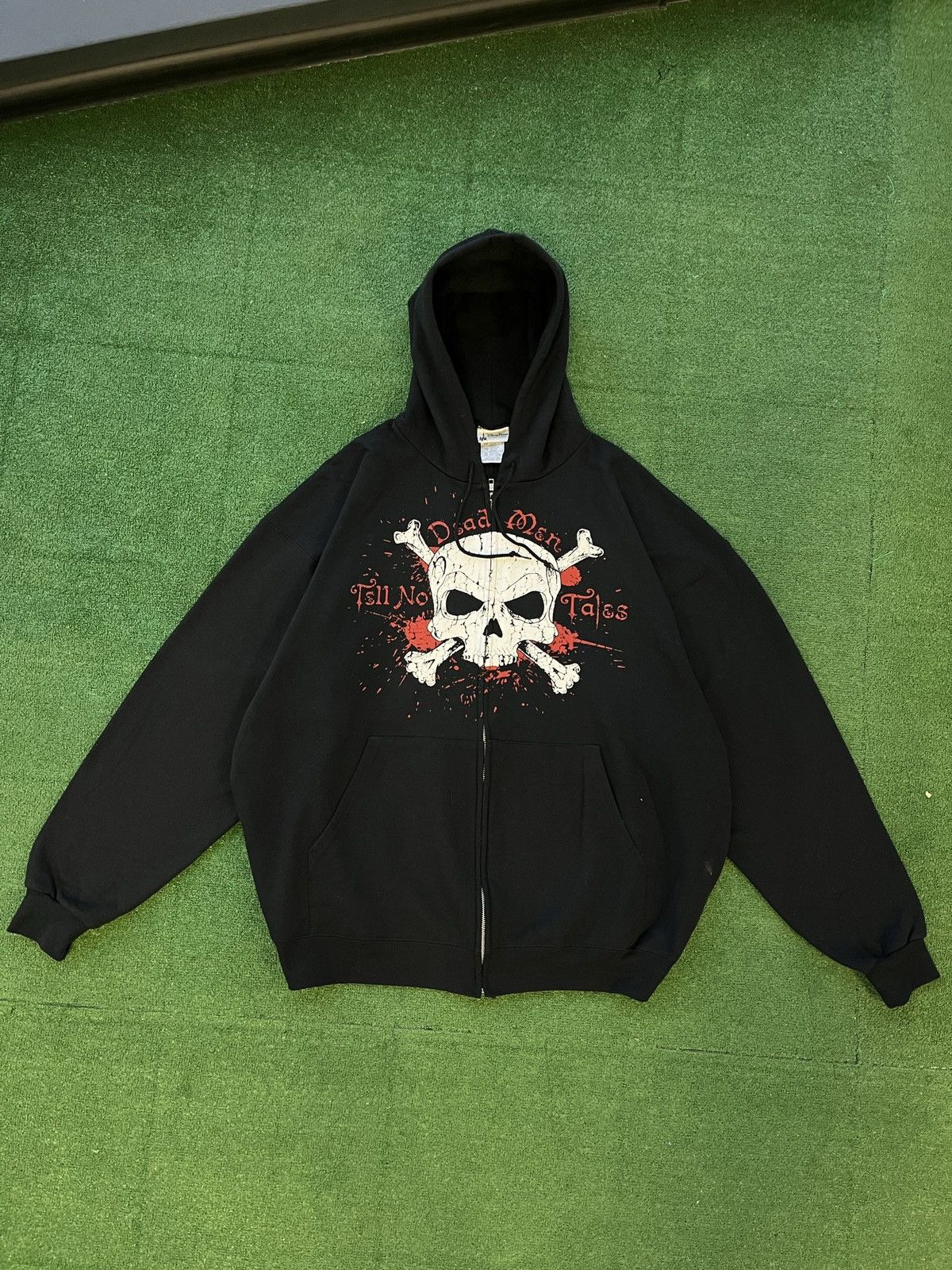Vintage Vintage Y2K Pirates of the Caribbean Baggy Movie Hoodie Size US XXL / EU 58 / 5 - 3 Thumbnail