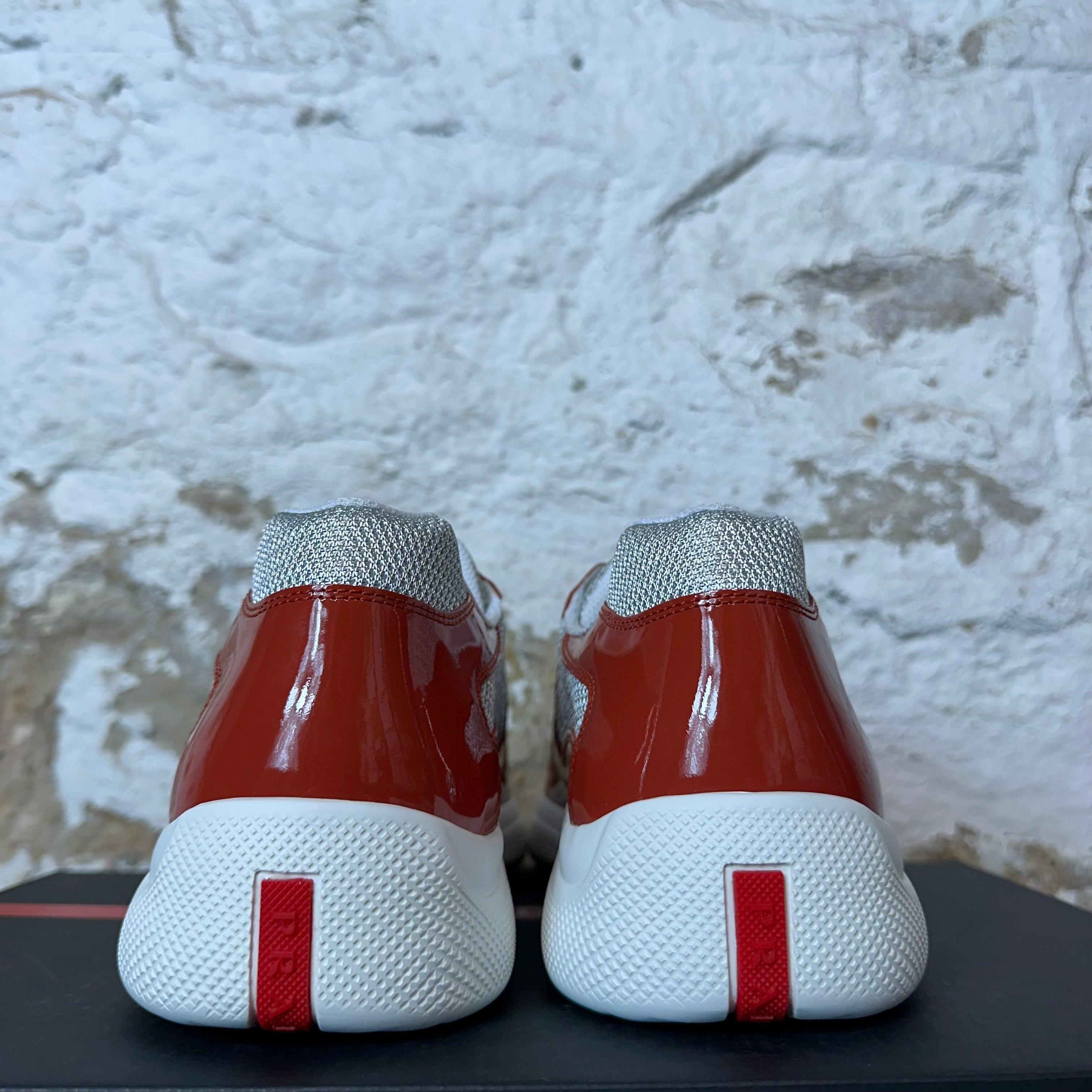 Prada Prada Americas Cup Rame Red Patent Sneaker Size 10 NEW Size US 10 / EU 43 - 5 Thumbnail