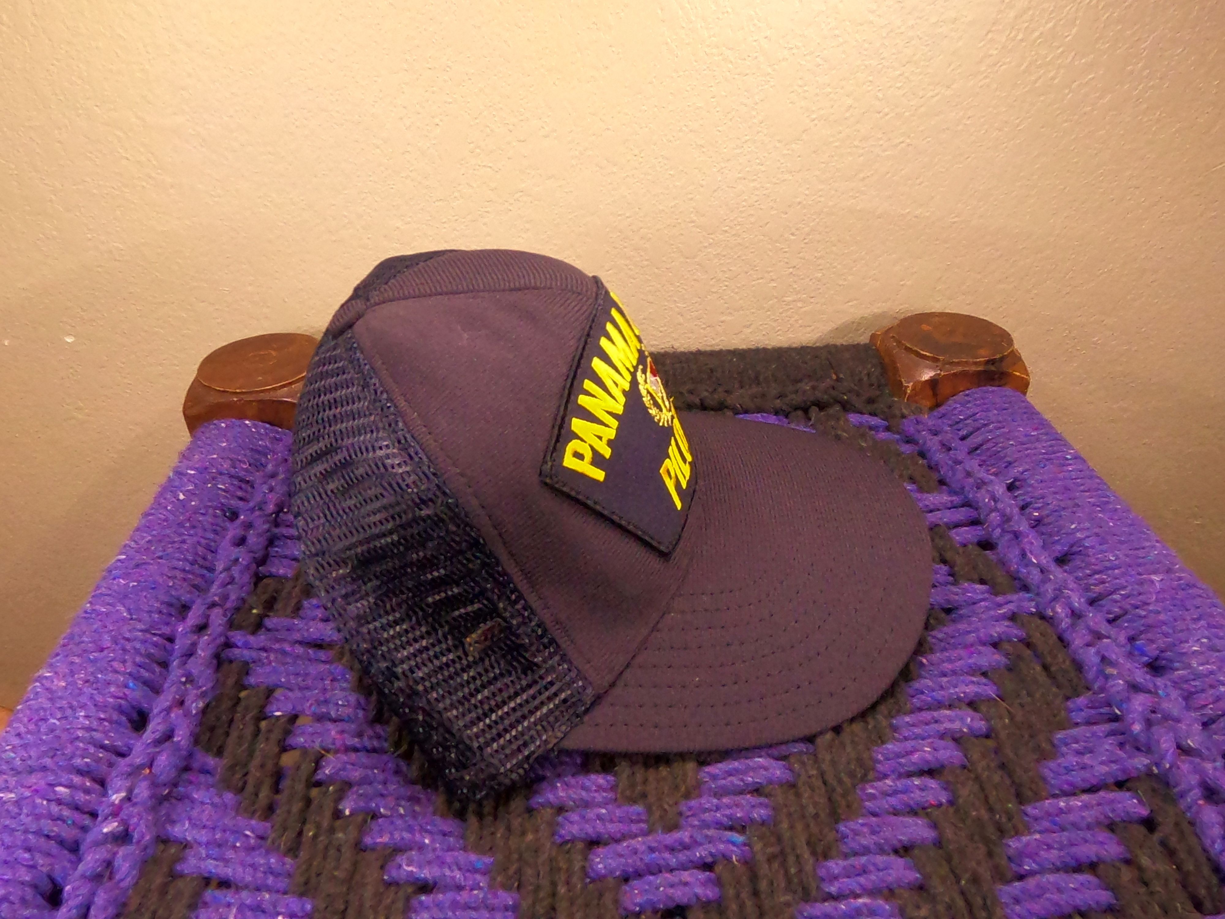 North Star Vintage Trucker Panama Canal Pilot Hat Size ONE SIZE - 3 Thumbnail