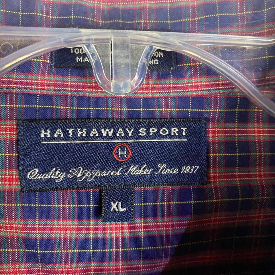 Other Hathaway Sport Button Down Shirt Men's XL Pinpoint Oxford Size US XL / EU 56 / 4 - 3 Thumbnail