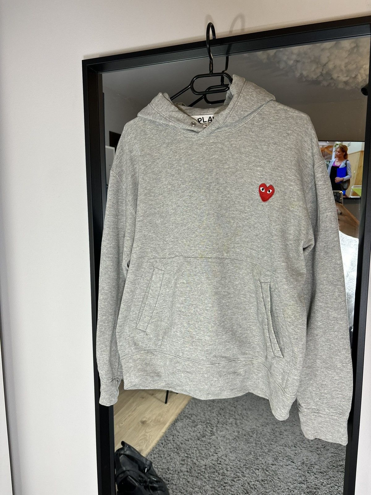Comme des Garcons × Comme des Garcons PLAY × Vintage CDG Comme Des Garcons Play Small Logo Hoodie Size US M / EU 48-50 / 2 - 1 Thumbnail