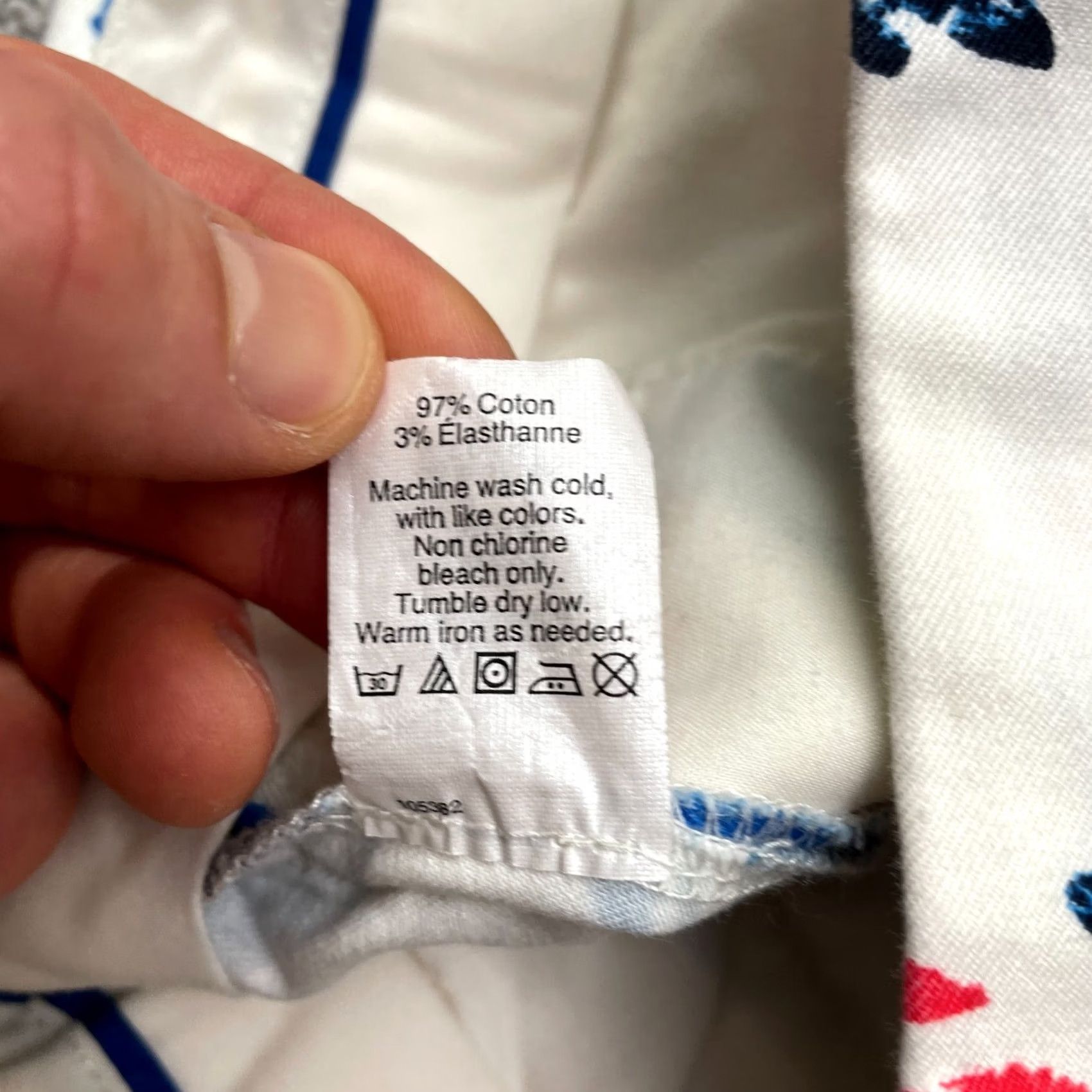 J.Crew J.CREW Womens Shorts 00 White Floral Casual Mid Rise Cotton Stretch Bermuda 3" Size 24" / US 00 / IT 34 - 7 Thumbnail