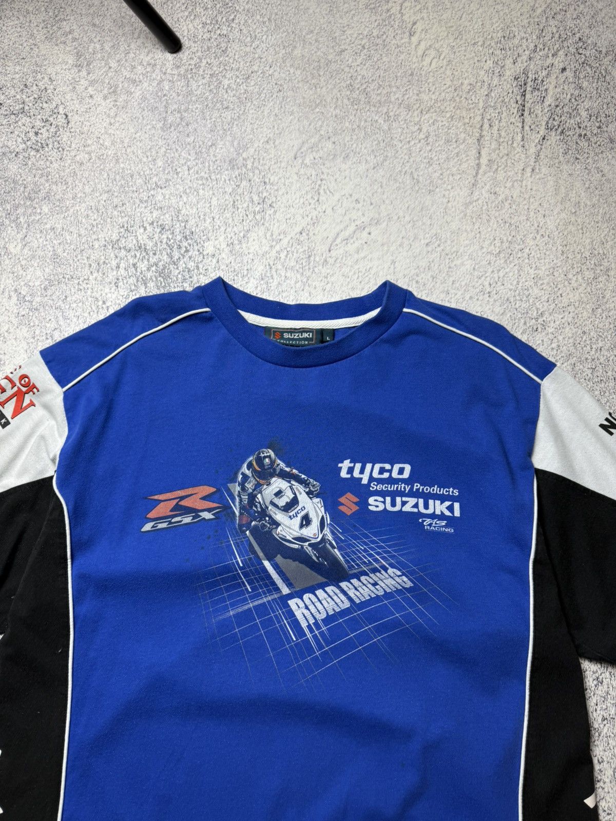 Vintage Vintage Suzuki Racing RGSX T Shirt Size US L / EU 52-54 / 3 - 2 Thumbnail