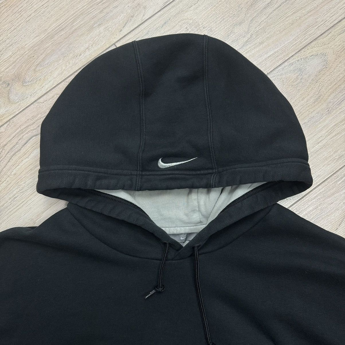 Nike Nike Y2K Drill Big Swoosh Center Logo Hooded Sweatshirt XXXL Size US XXL / EU 58 / 5 - 9 Thumbnail