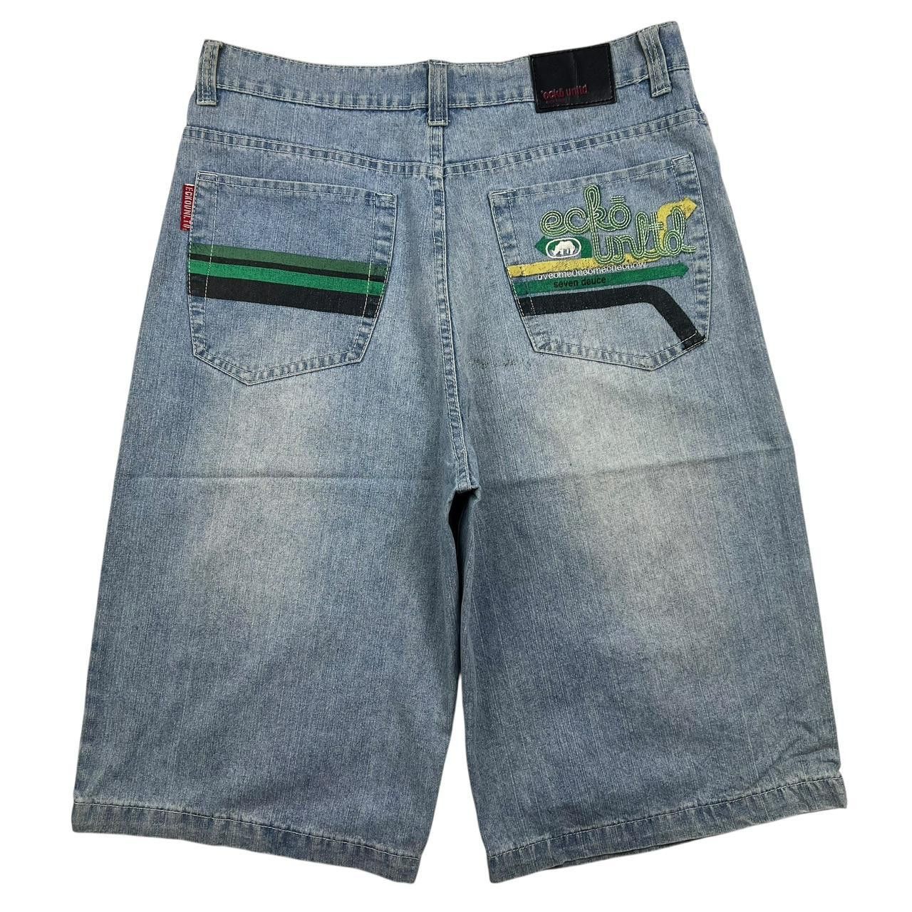 Ecko Unltd. Vintage Ecko Unltd Denim Shorts / Jorts - Waist: 35” Size US 35 - 1 Thumbnail