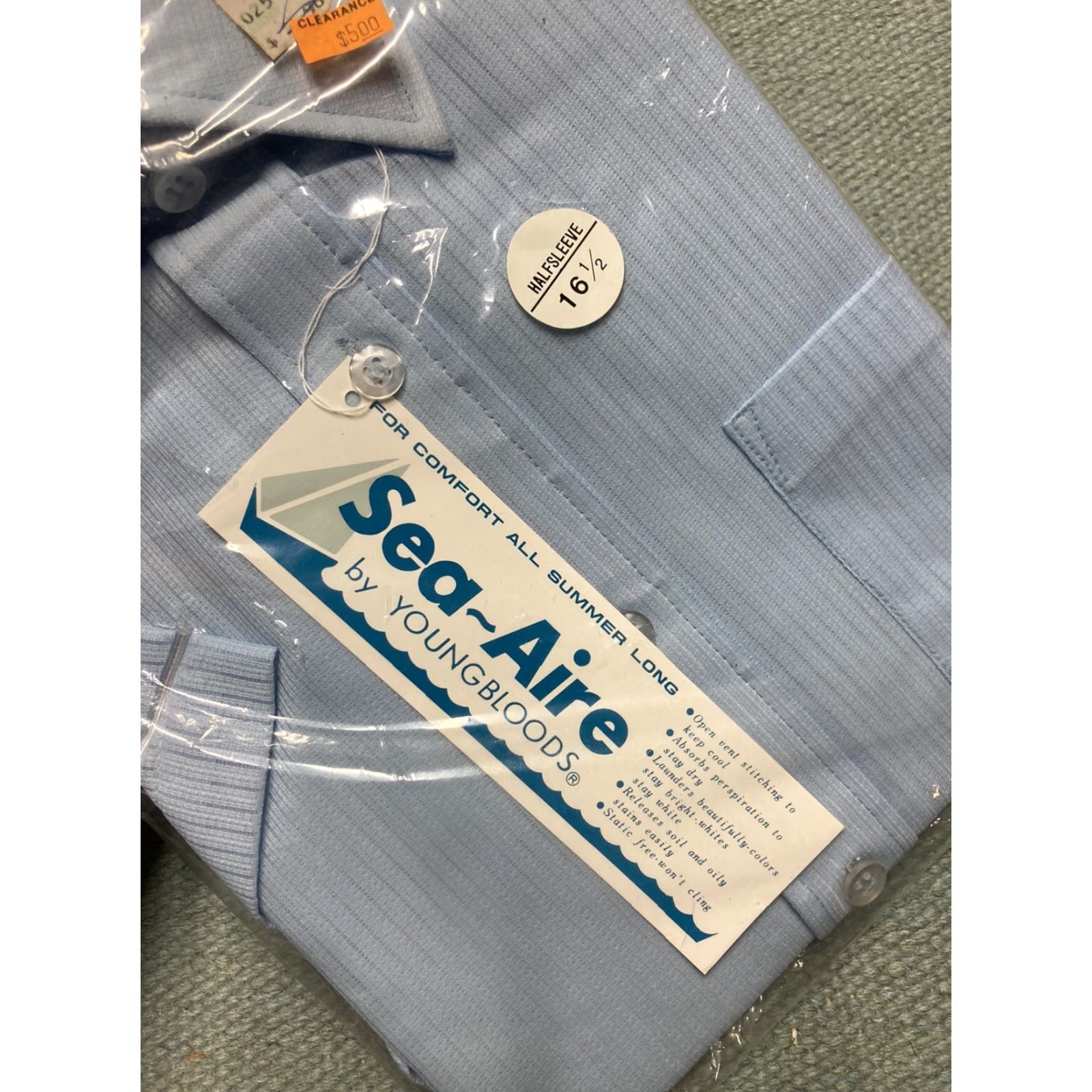Vintage VINTAGE Youngbloods Button-Up Shirt Striped Western Men’s 16 1/2 NWT Sea Aire Button Shirt Size US L / EU 52-54 / 3 - 6 Thumbnail