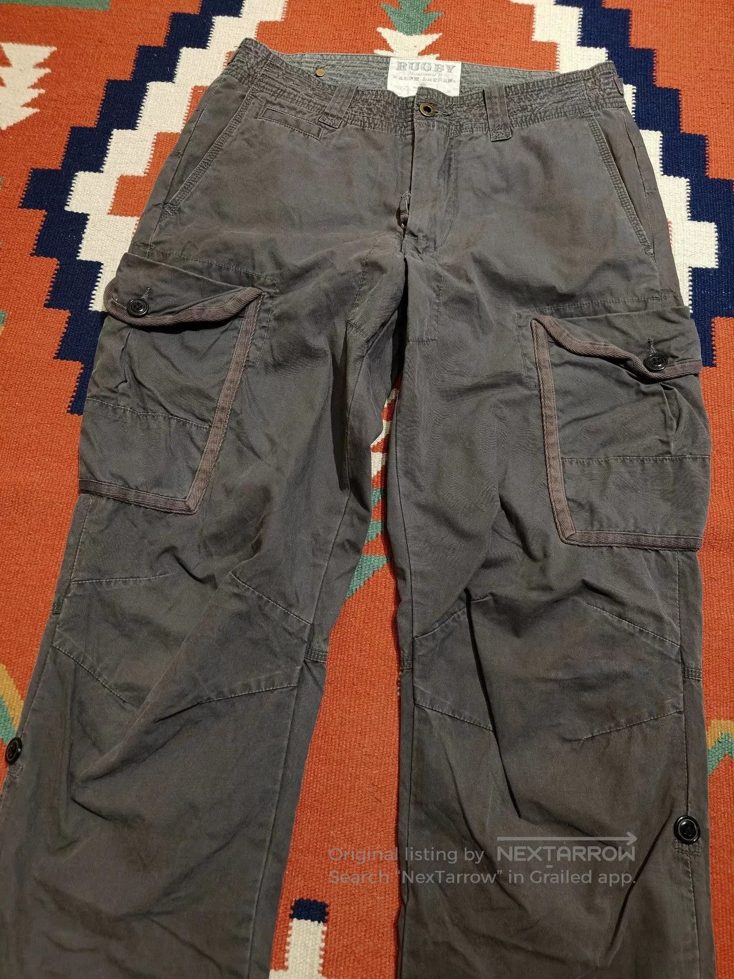 VINNY's Vintage RL RUGBY Cargo Pants. Size US 30 / EU 46 - 3 Thumbnail