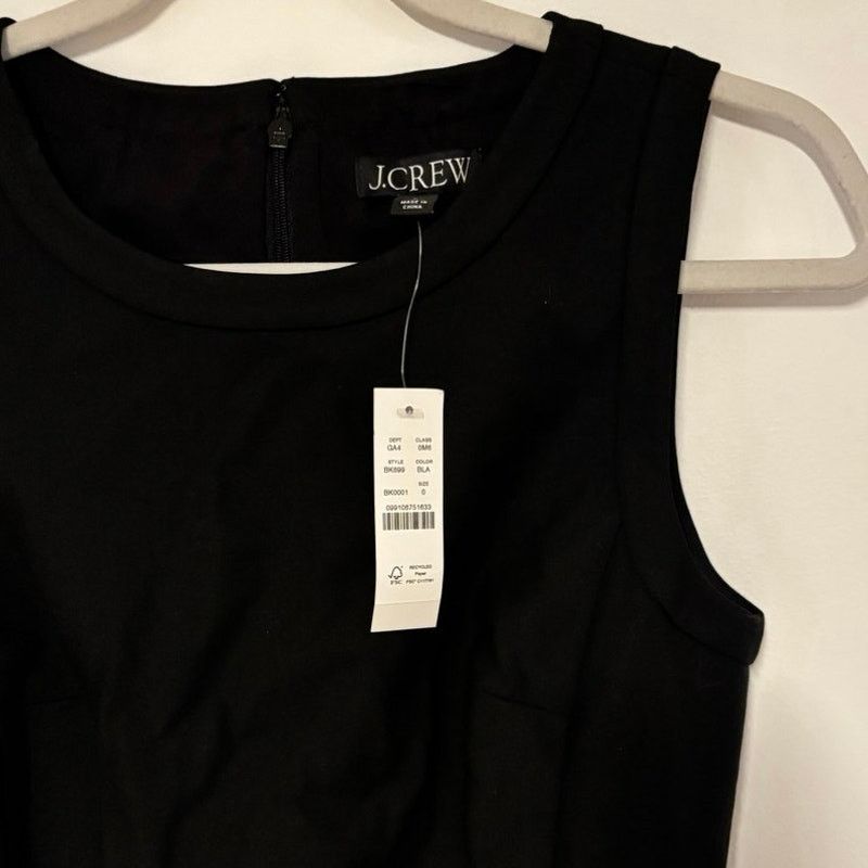 J.Crew NWT J.Crew Sheath Dress In Four Season Stretch Black Size 0 Size XS / US 0-2 / IT 36-38 - 5 Thumbnail