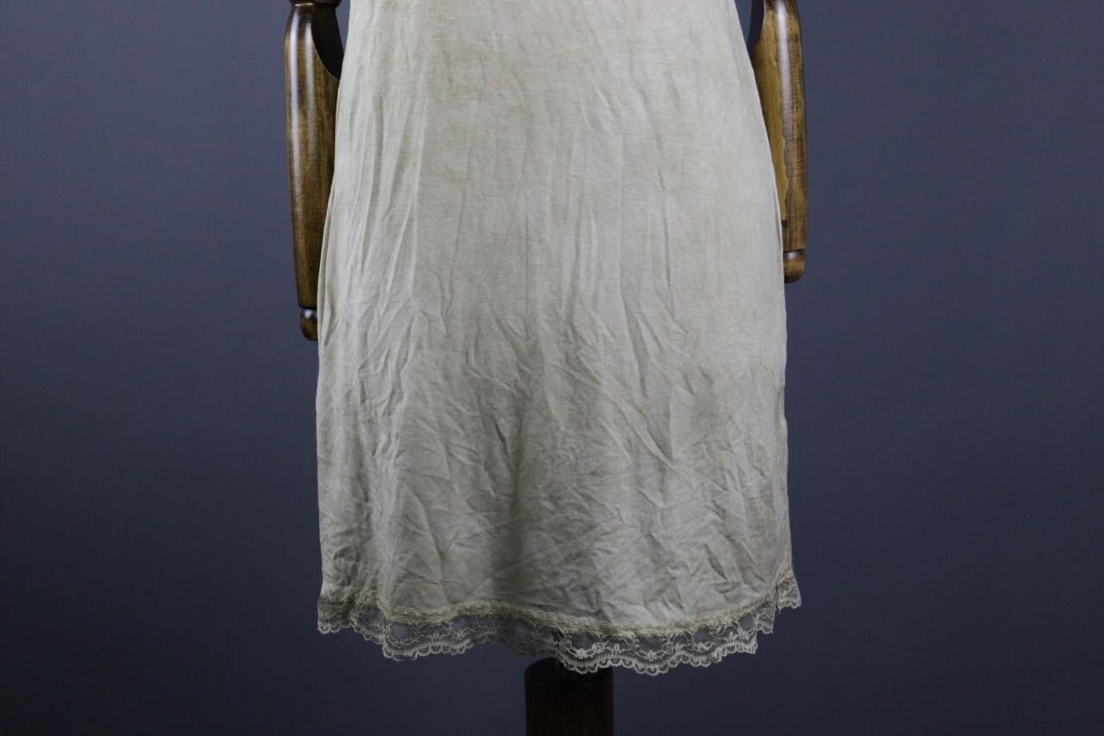 Designer Elisa Cavaletti Cream Viscose Boat Lace Trim Flip Dress Size M / US 6-8 / IT 42-44 - 4 Thumbnail