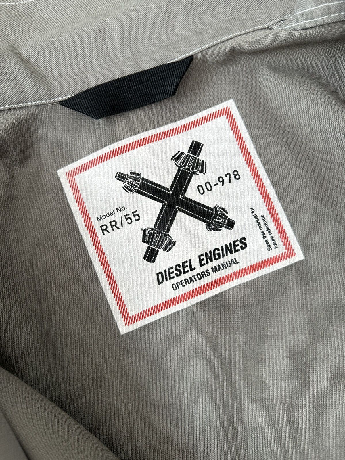 Diesel DIESEL Hidden-Pocket Workwear Multipocket Cargo Vest Jacket Size US L / EU 52-54 / 3 - 14 Thumbnail
