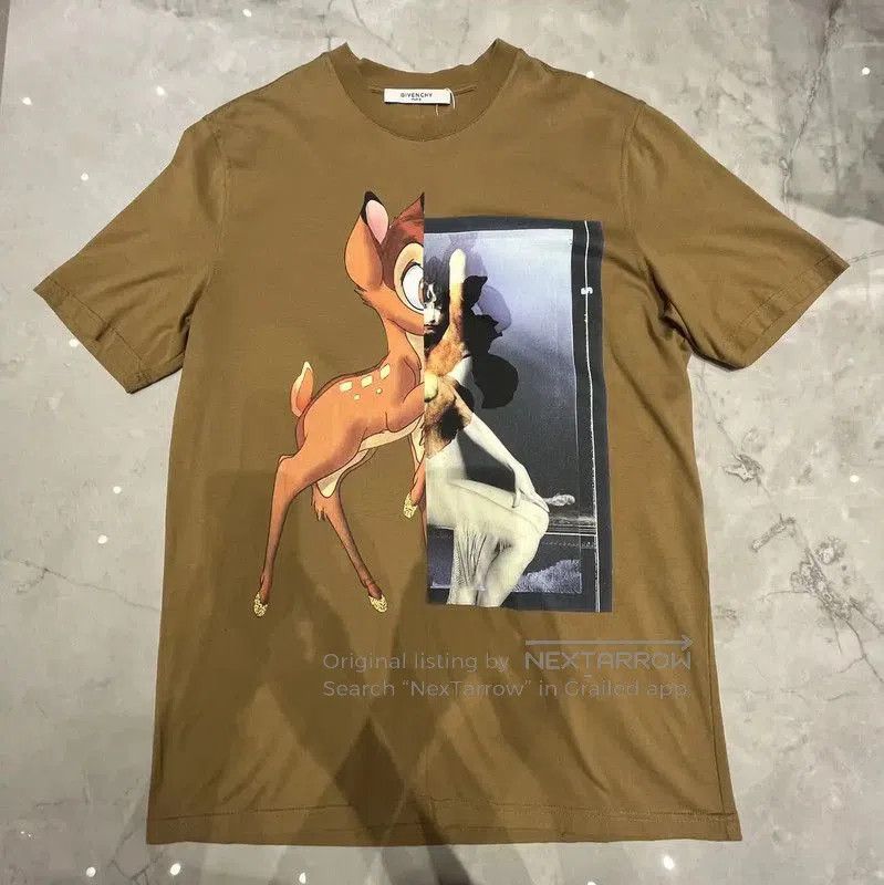 Givenchy Givenchy Brown Cotton Graphic T-shirt . Size M / US 6-8 / IT 42-44 - 1 Thumbnail