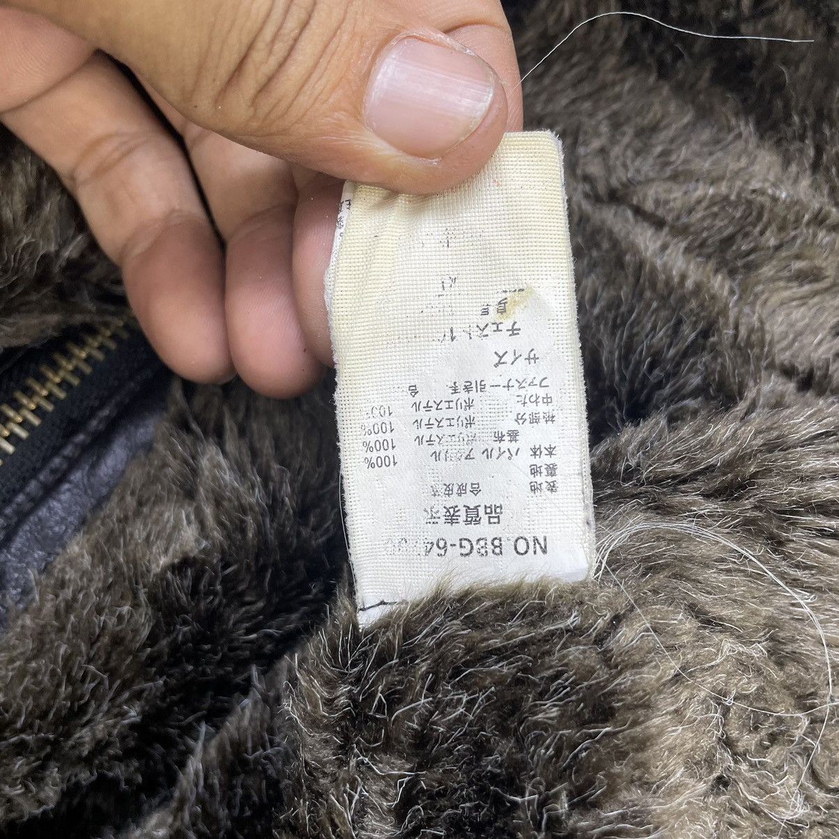Japanese Brand 💥Vintage Ball Biker Shearling Jacket Size US L / EU 52-54 / 3 - 8 Thumbnail