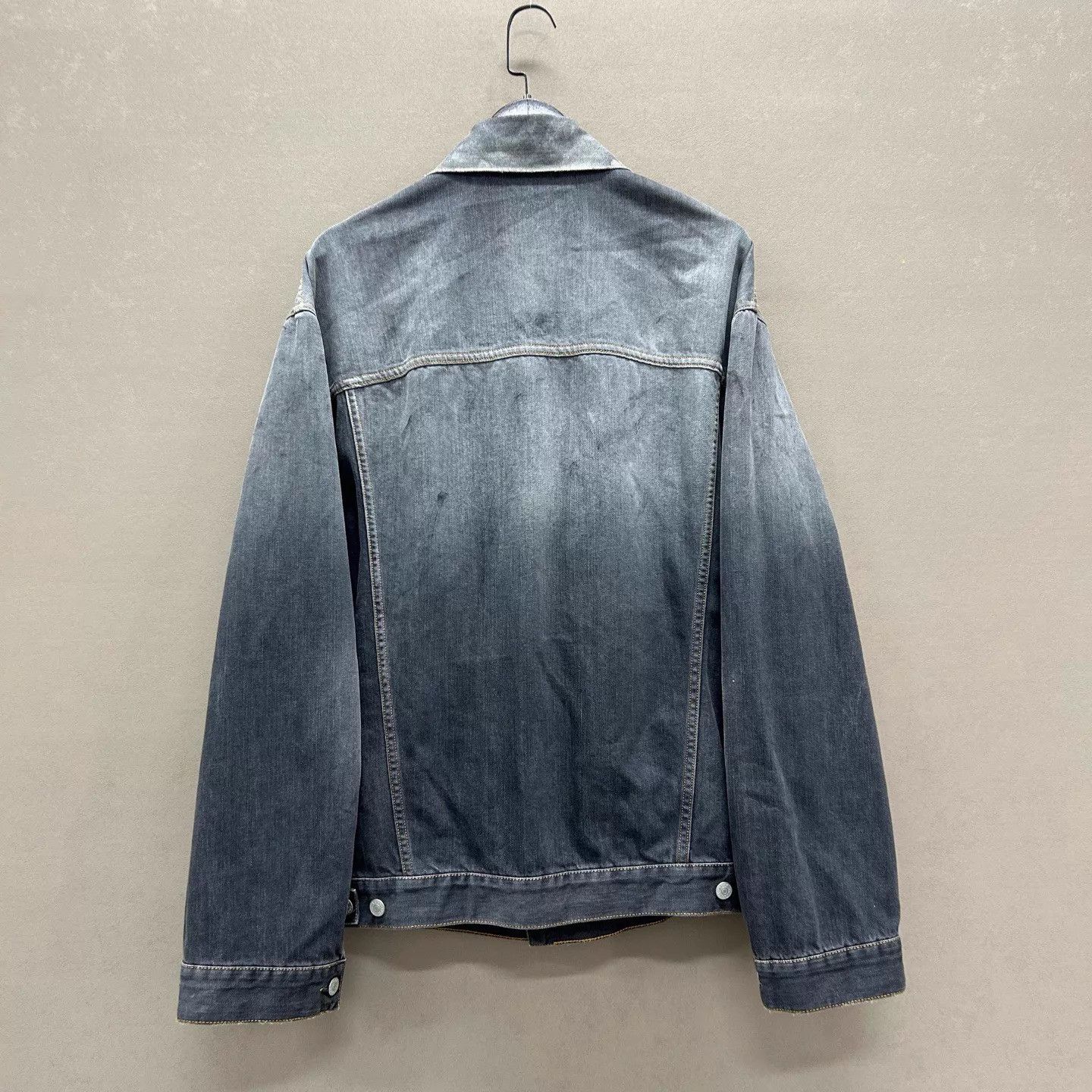 Acne Studios Acne Studios 99 New Retro Ink Splash Denim Jacket L Size US L / EU 52-54 / 3 - 2 Thumbnail
