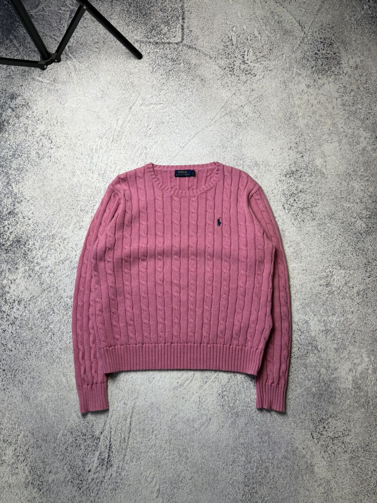 Polo Ralph Lauren Women’s Vintage Polo Ralph Lauren knitted Sweater luxury Size L / US 10 / IT 46 - 1 Thumbnail