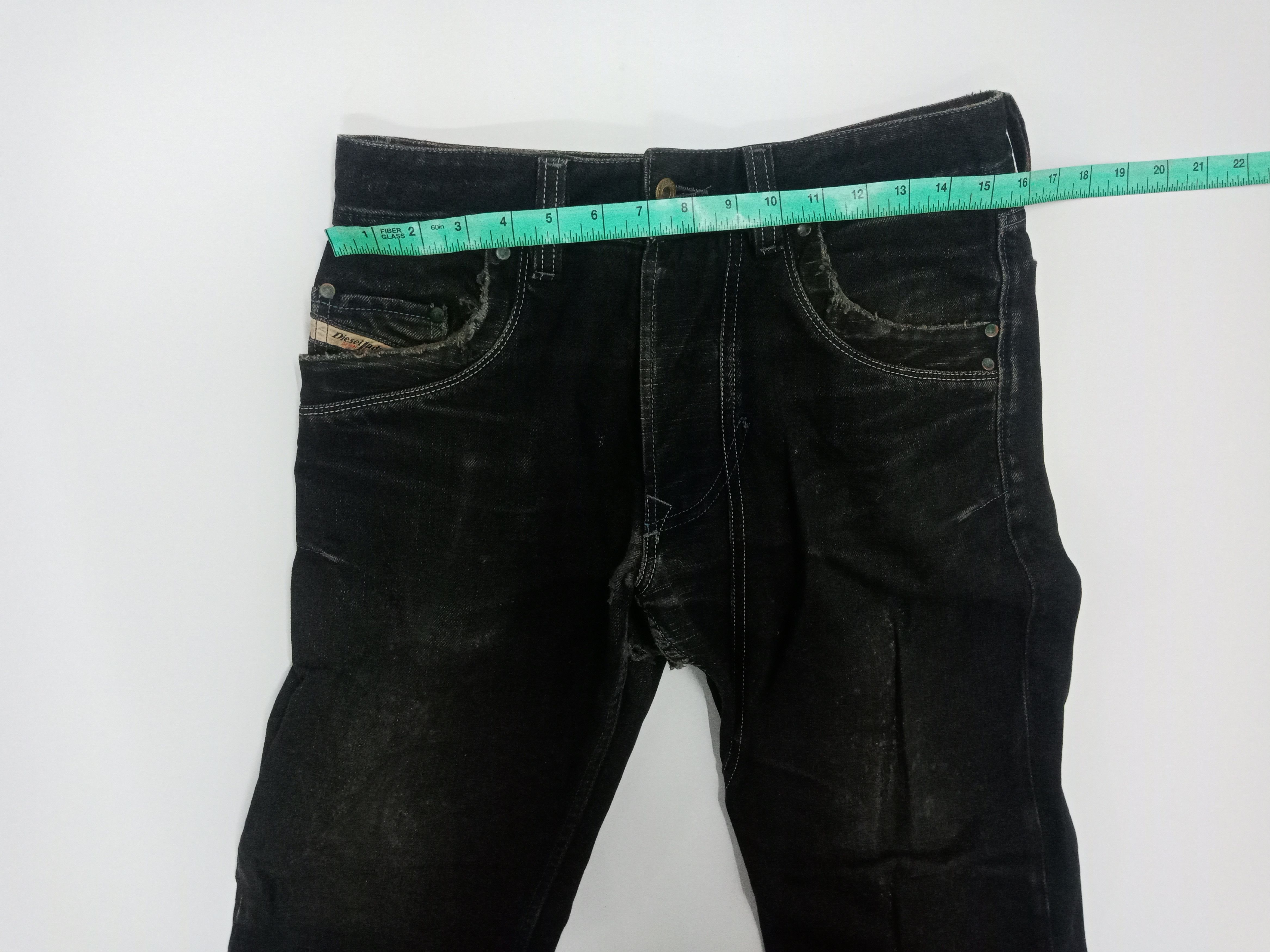 Diesel Diesel Ripped Mud Black Romania #P1 Size US 31 - 11 Thumbnail