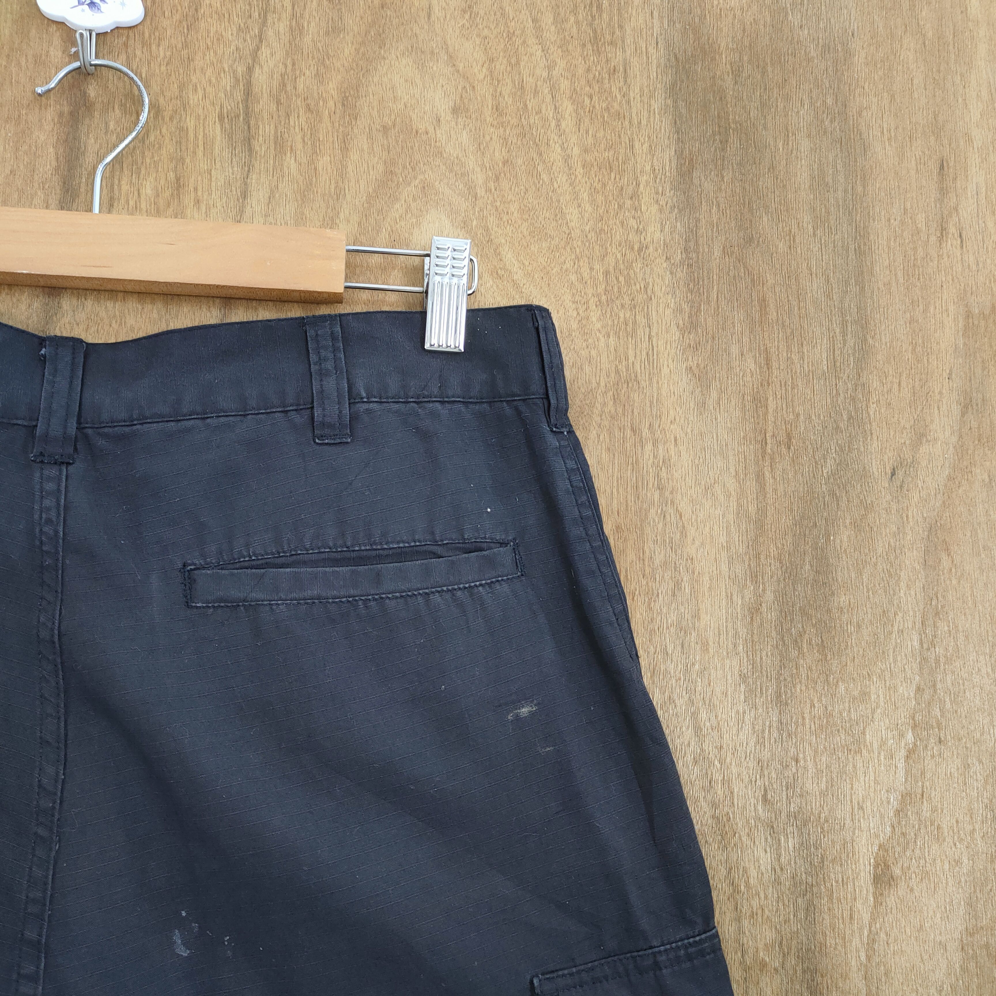 Japanese Brand BARSAS RIPTOP BLACK CARGO PANTS Size US 30 / EU 46 - 13 Thumbnail