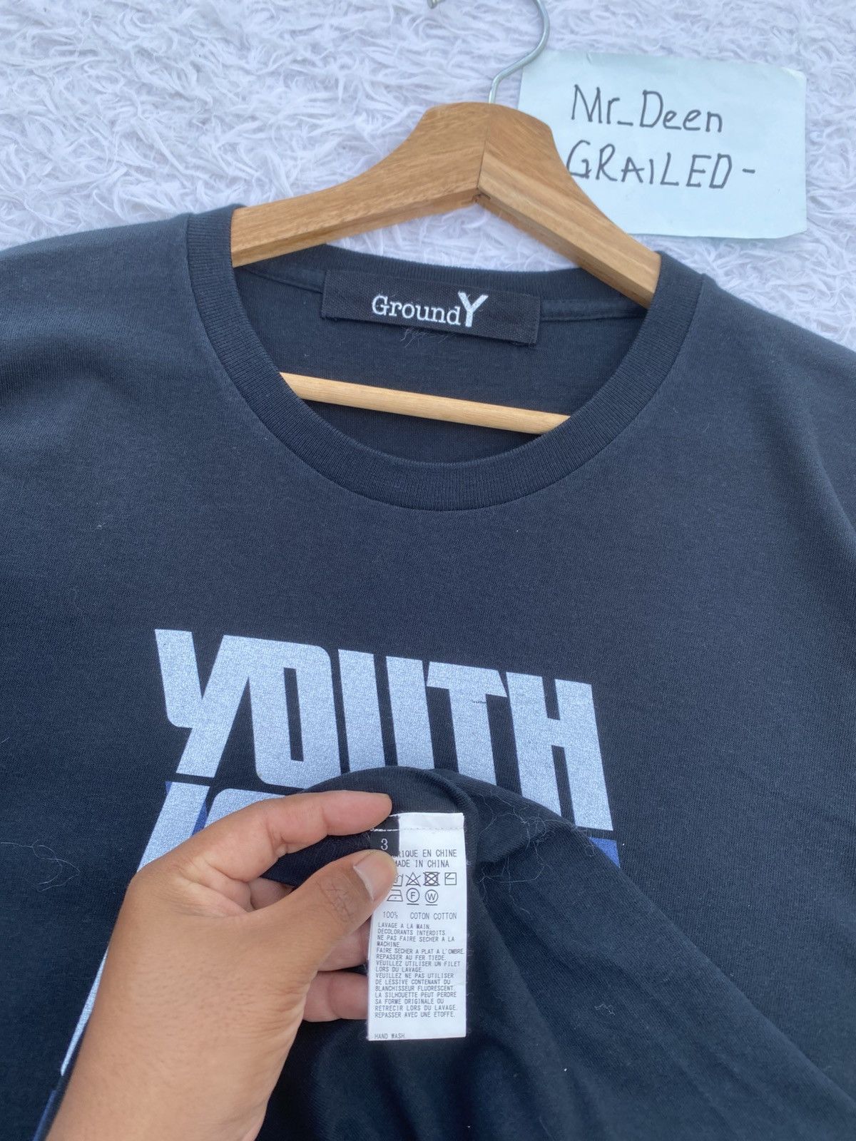 Yohji Yamamoto Rare Yohji Yamamoto Ground Y Snake Tshirt Size US M / EU 48-50 / 2 - 12 Thumbnail
