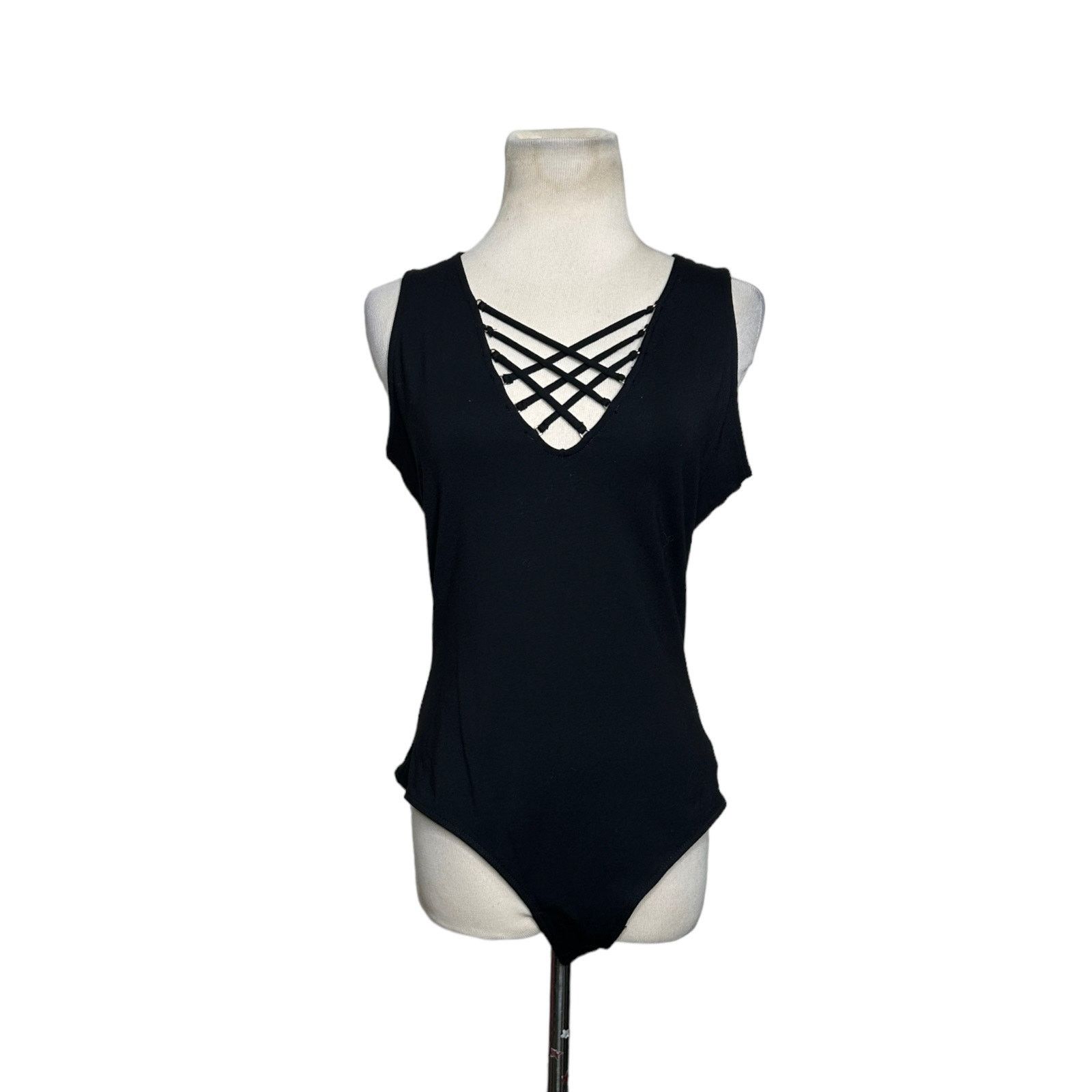 Guess Guess Black Sleeveless Bodysuit size Medium Size M / US 6-8 / IT 42-44 - 6 Thumbnail