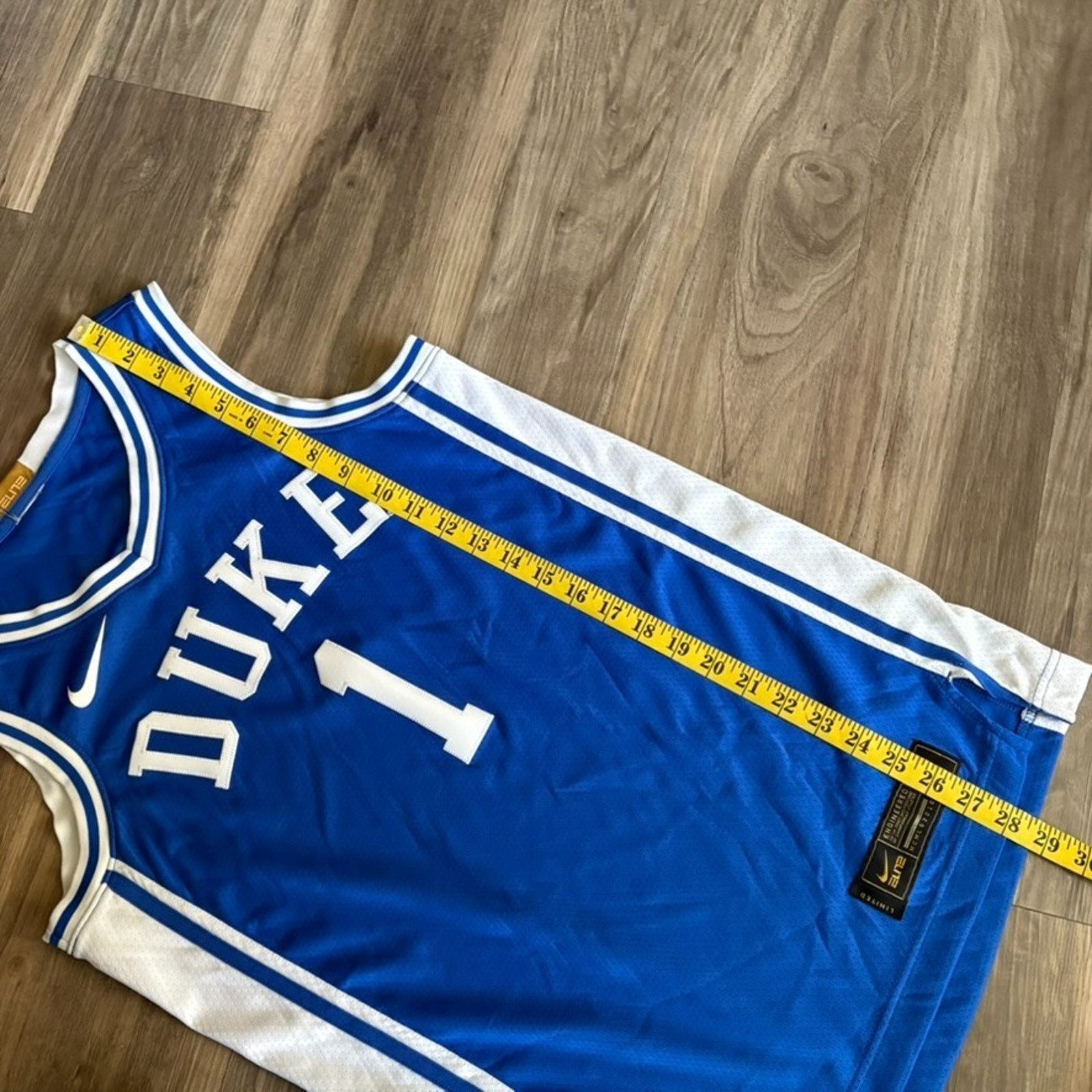 Nike Nike Elite Authentic Duke Blue Devils Zion #1 Jersey Size US S / EU 44-46 / 1 - 7 Thumbnail